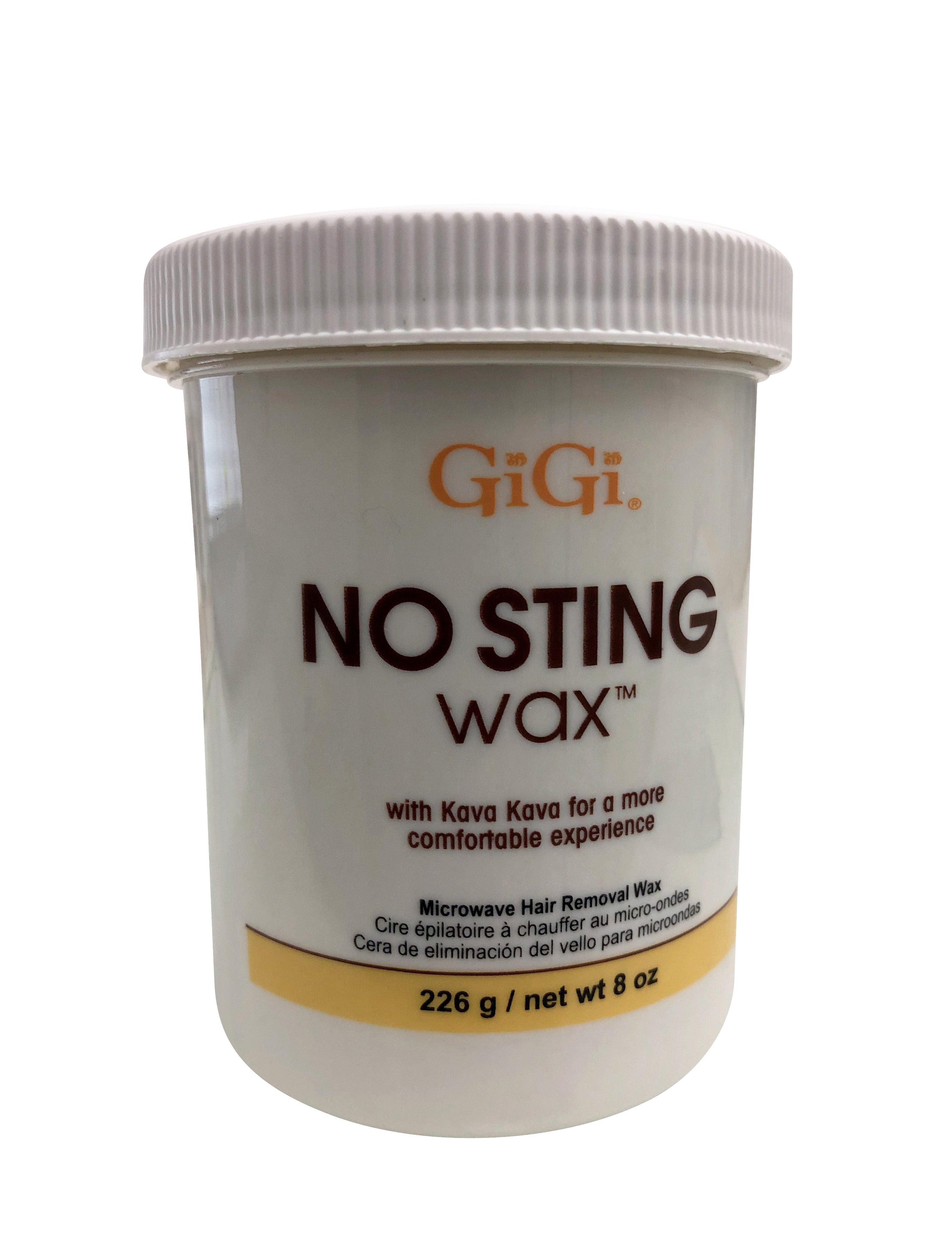 GiGi No Sting Wax with Kava Kava Microwave Hair Removal Wax 8 OZ