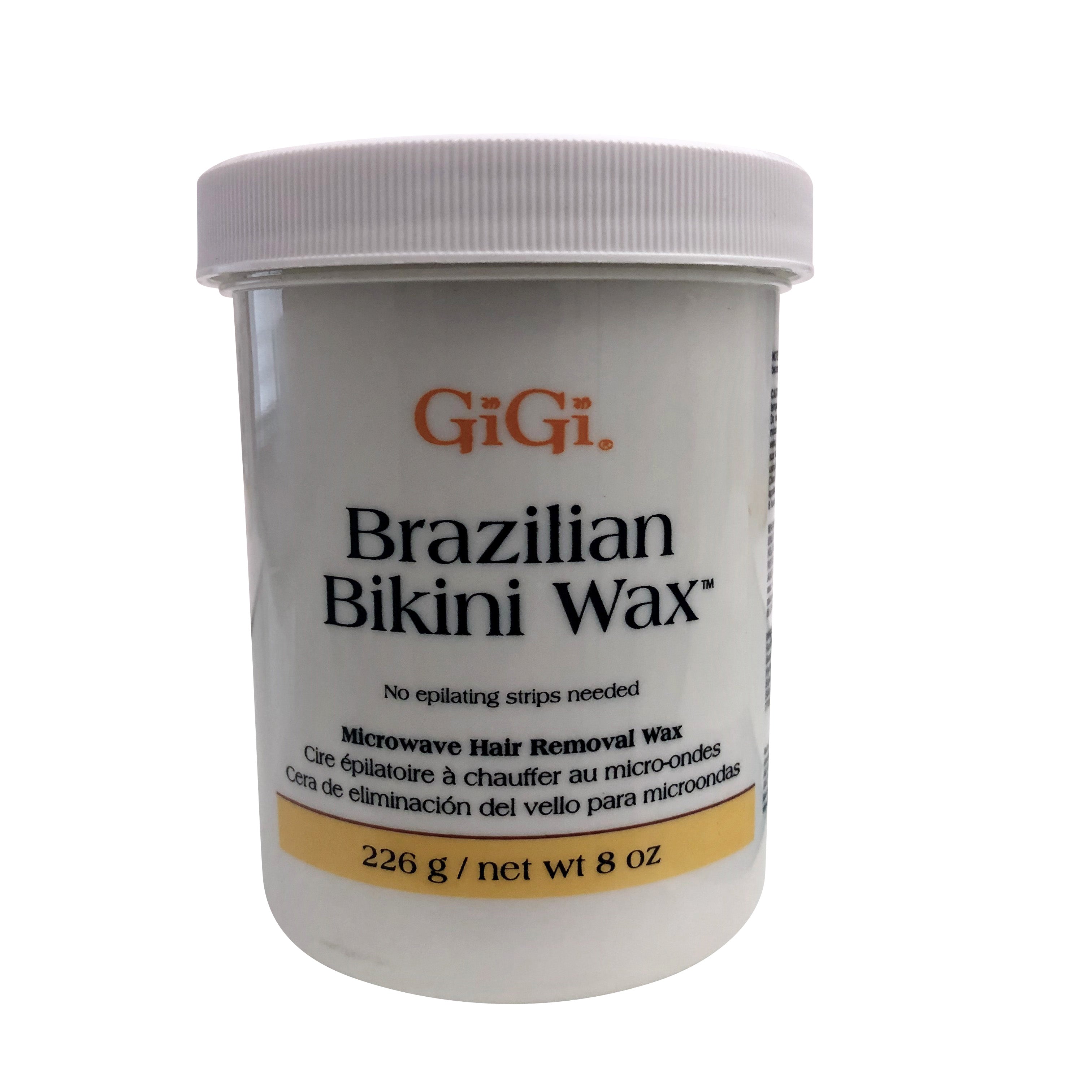 GiGi Brazilian Bikini Wax Microwave Hair Removal Wax 8 OZ