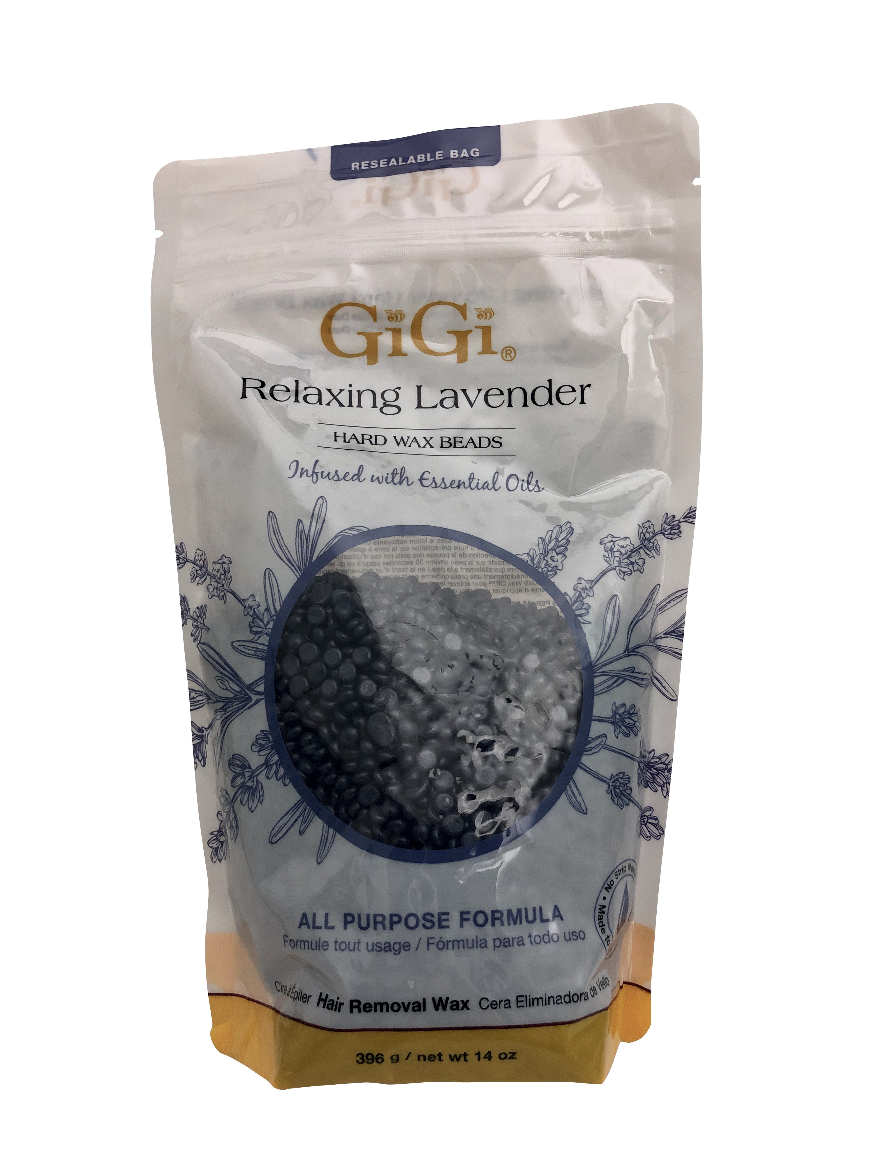 GiGi Relaxing Lavender Hard Wax Beads 14 OZ