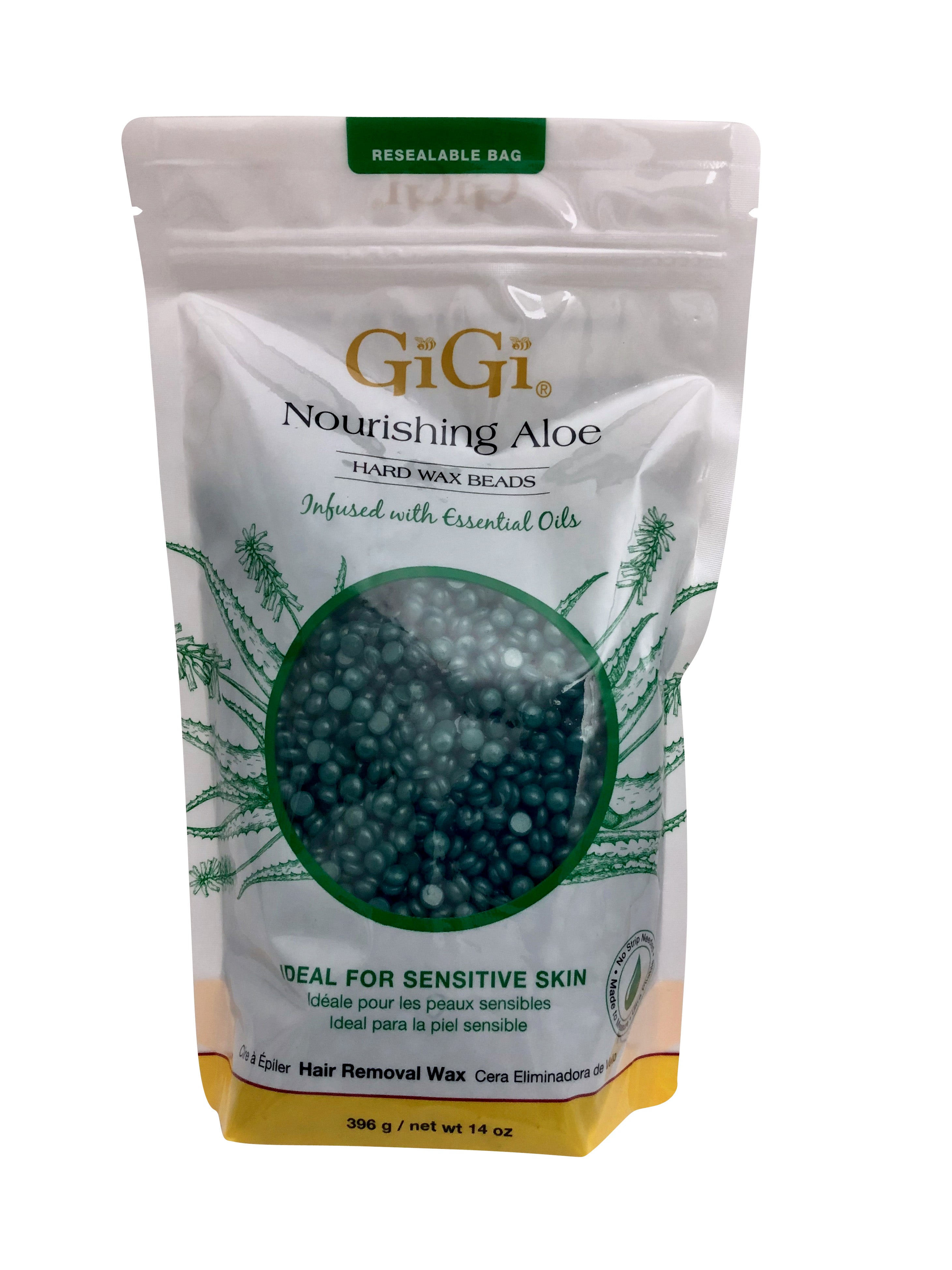 GiGi Nourishing Aloe Hard Wax Beads 14 OZ