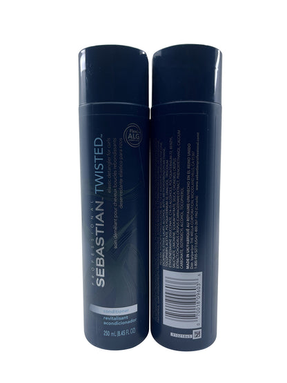 Sebastian Twisted Shampoo Elastic Detangler for Curls 8.45 OZ Set of 2