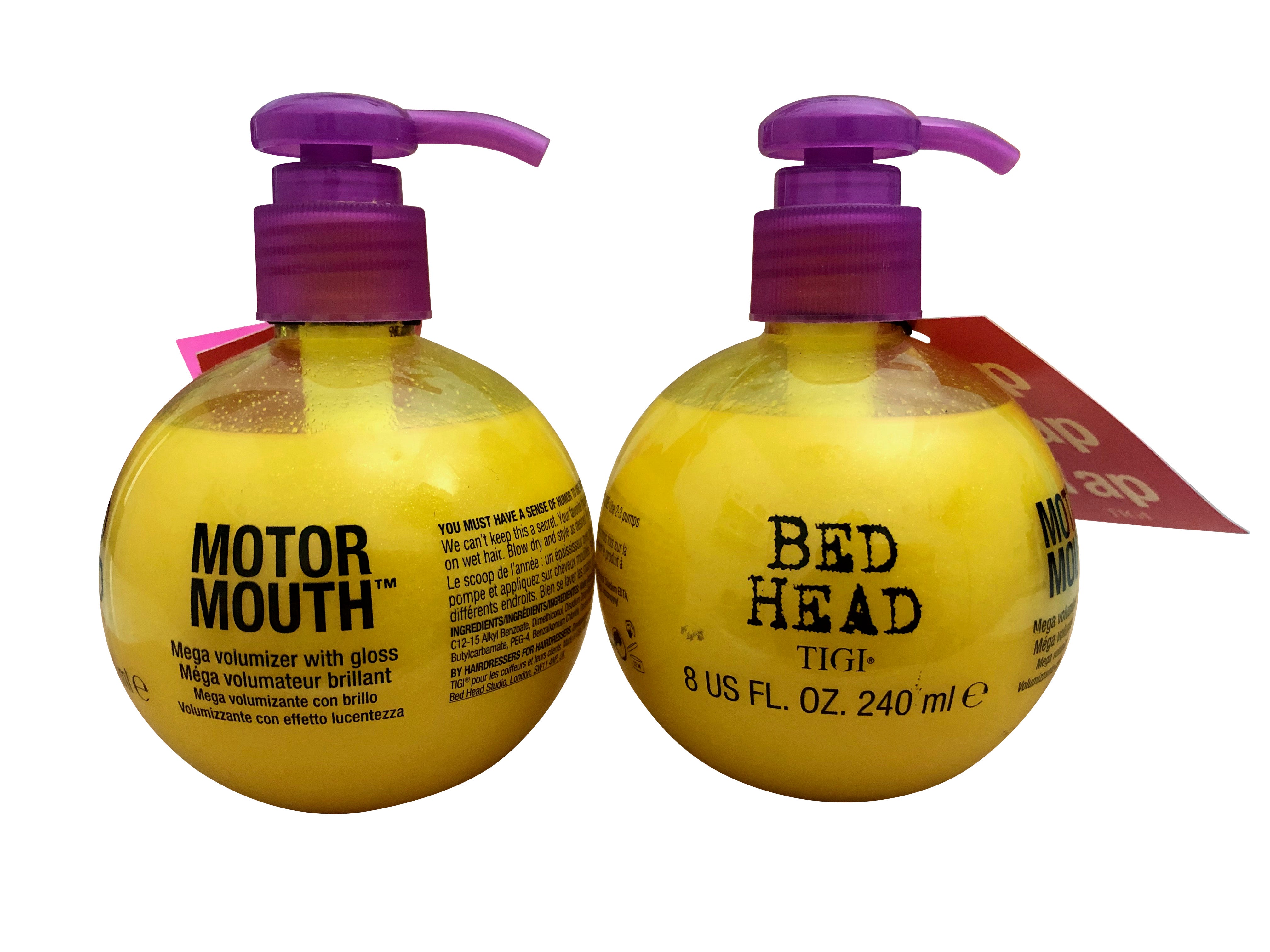 TIGI Bed Head Motor Mouth Mega Volumizer with Gloss Set 8 OZ Each