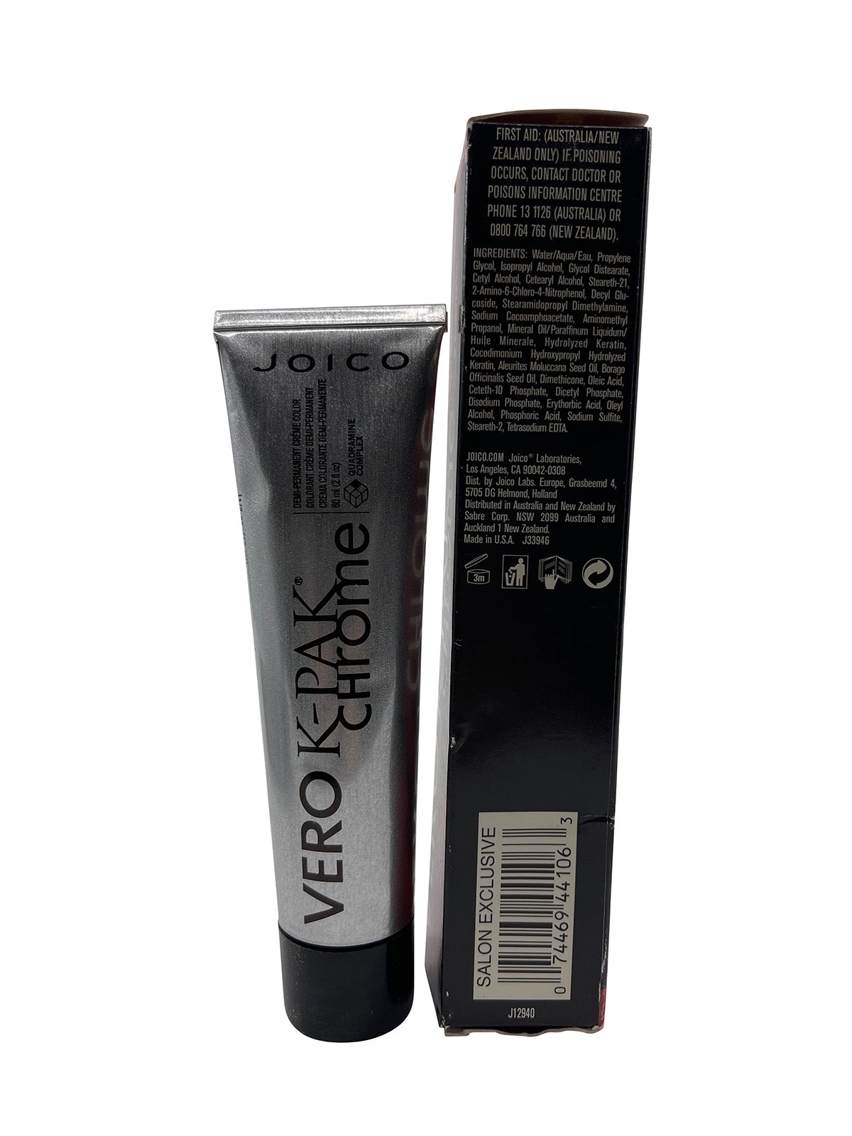 Joico Vero K Pak Chrome Demi Permanent Cream Color 2 OZ Really Orange