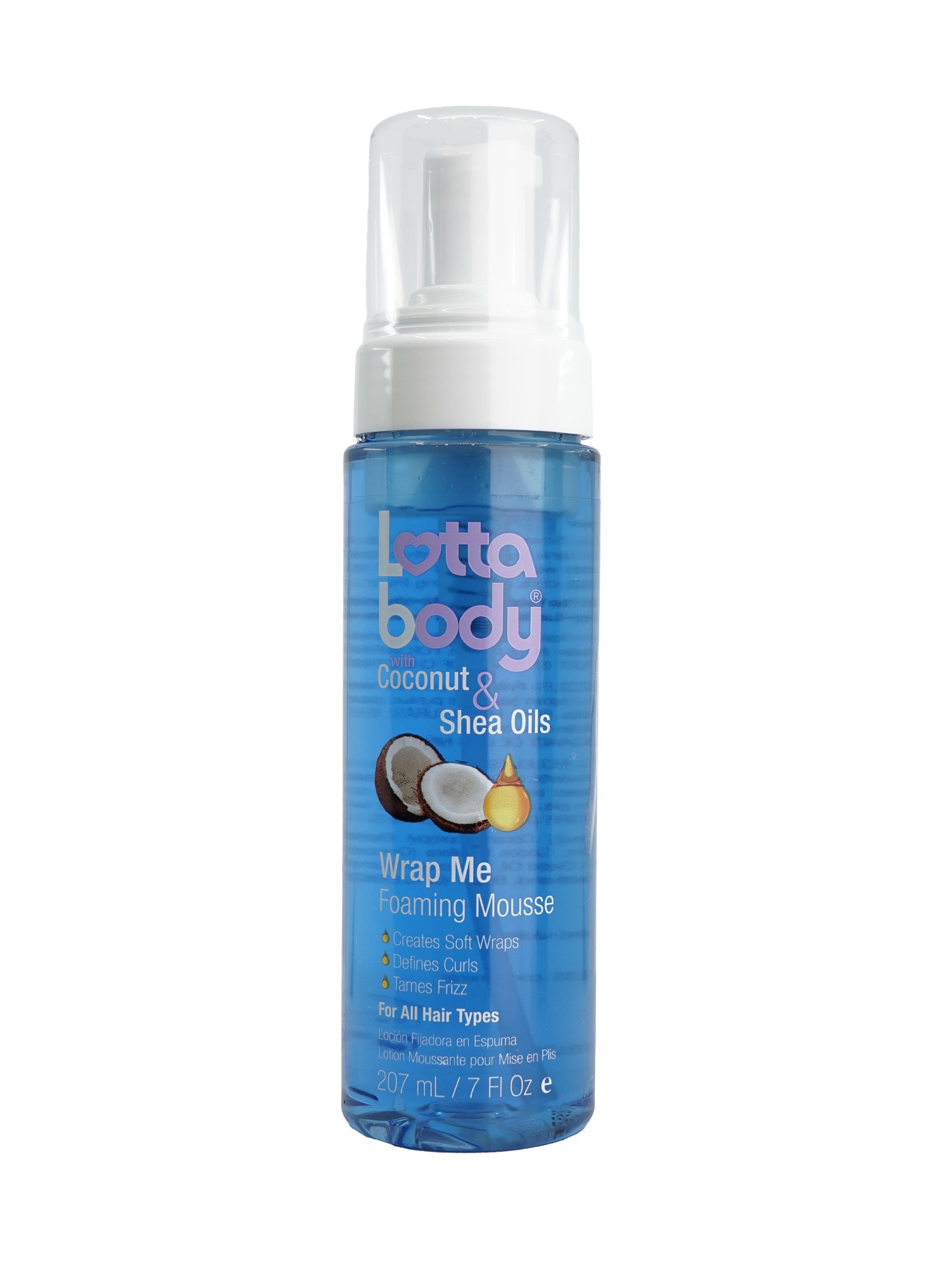 Lotta Body Coconut & Shea Oil Wrap Me Foaming Mousse 7 OZ