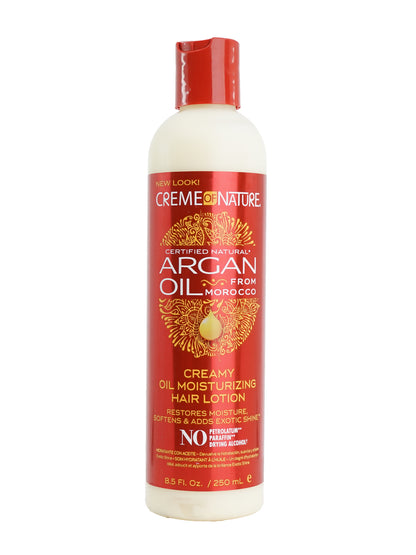 Creme of Nature Argan Oil Creamy Oil Moisturizing Hair Lotion 8.5 OZ