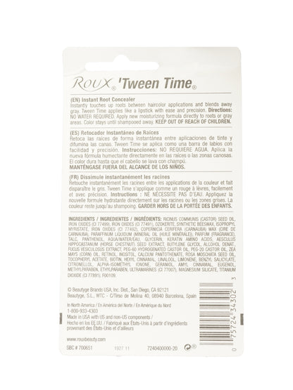 Roux Tween Time Instant Root Concealer Dark Brown 0.28 OZ