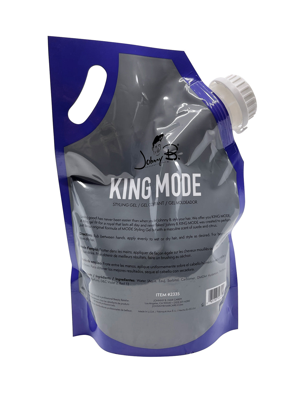 Johnny B King Mode Styling Gel Refill Bag 32 OZ