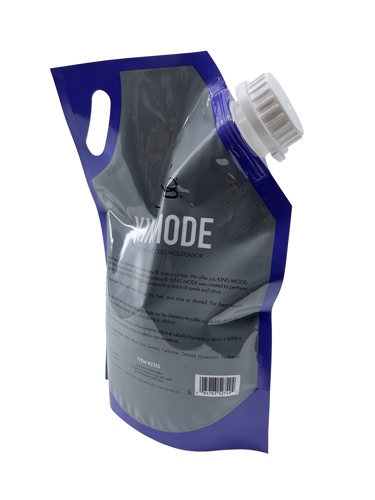 Johnny B King Mode Styling Gel Refill Bag 32 OZ