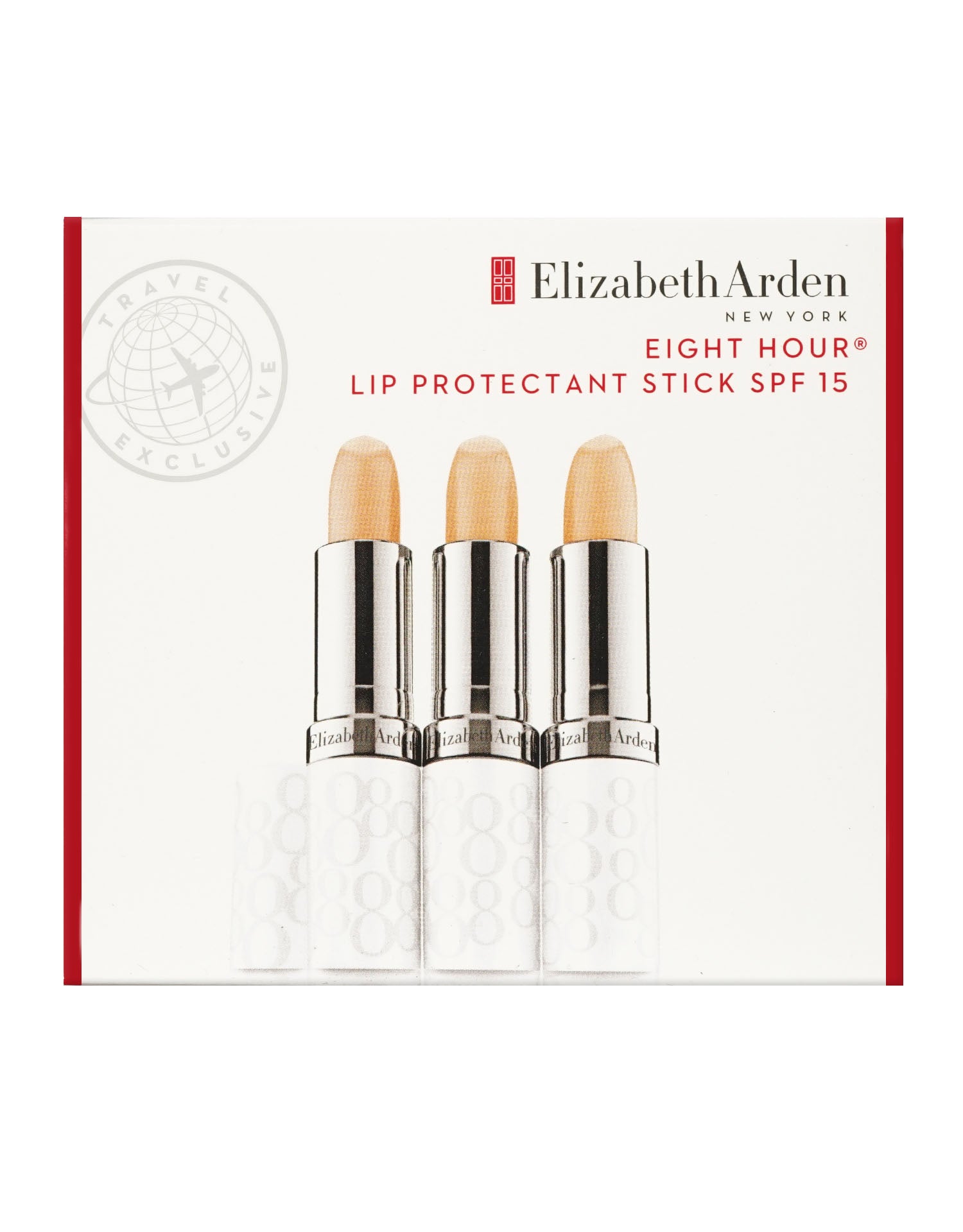 Elizabeth Arden Eight Hour Lip Protectant Stick Trio SPF 15 0.13 OZ Each