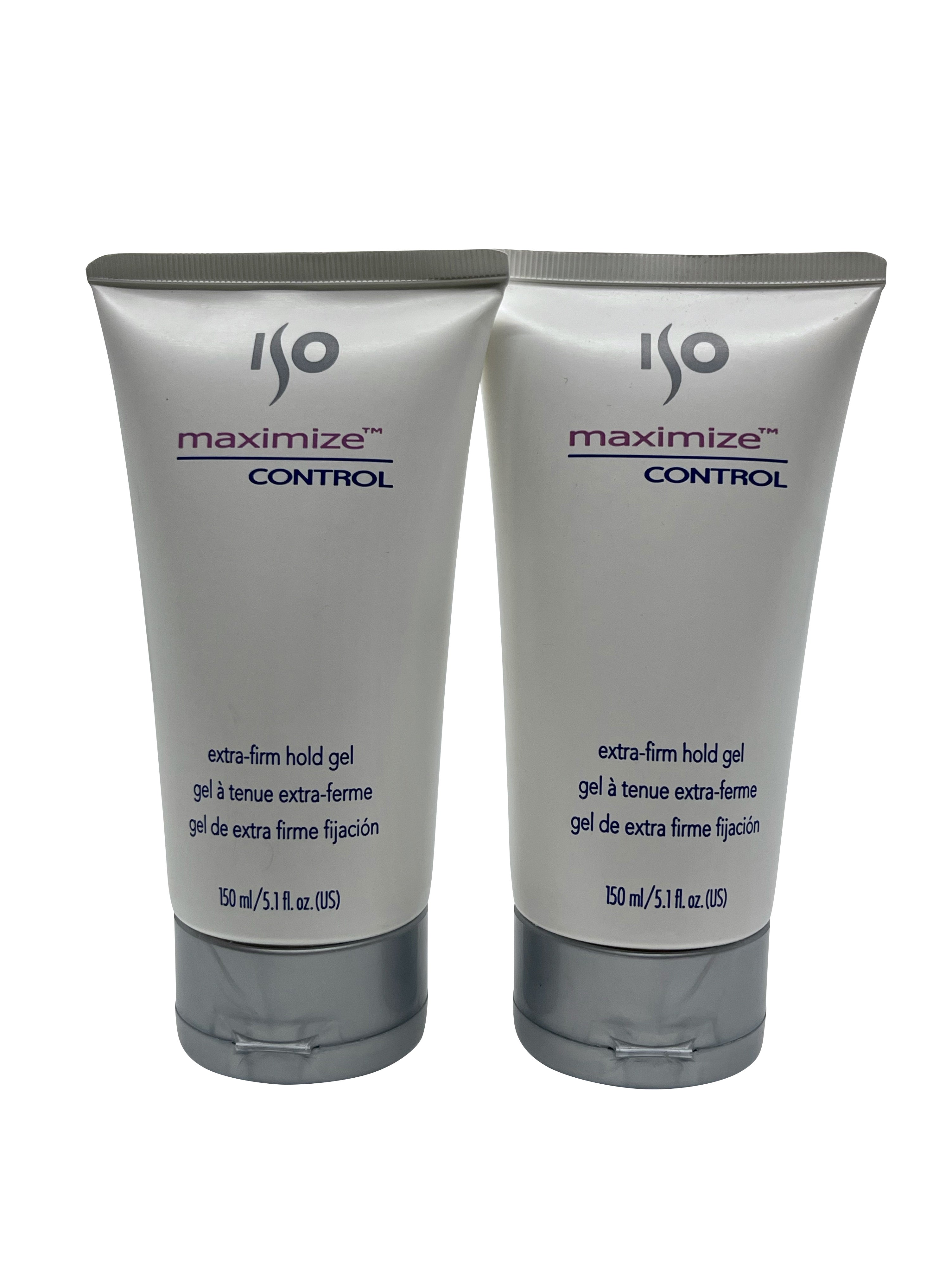 ISO Maximize Control Extra Firm Gel 5.1 OZ Set of 2