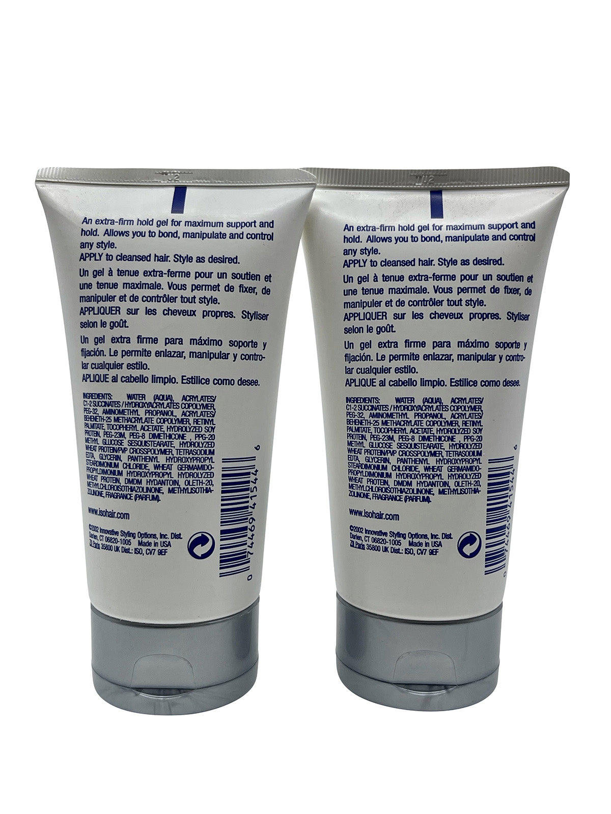 ISO Maximize Control Extra Firm Gel 5.1 OZ Set of 2