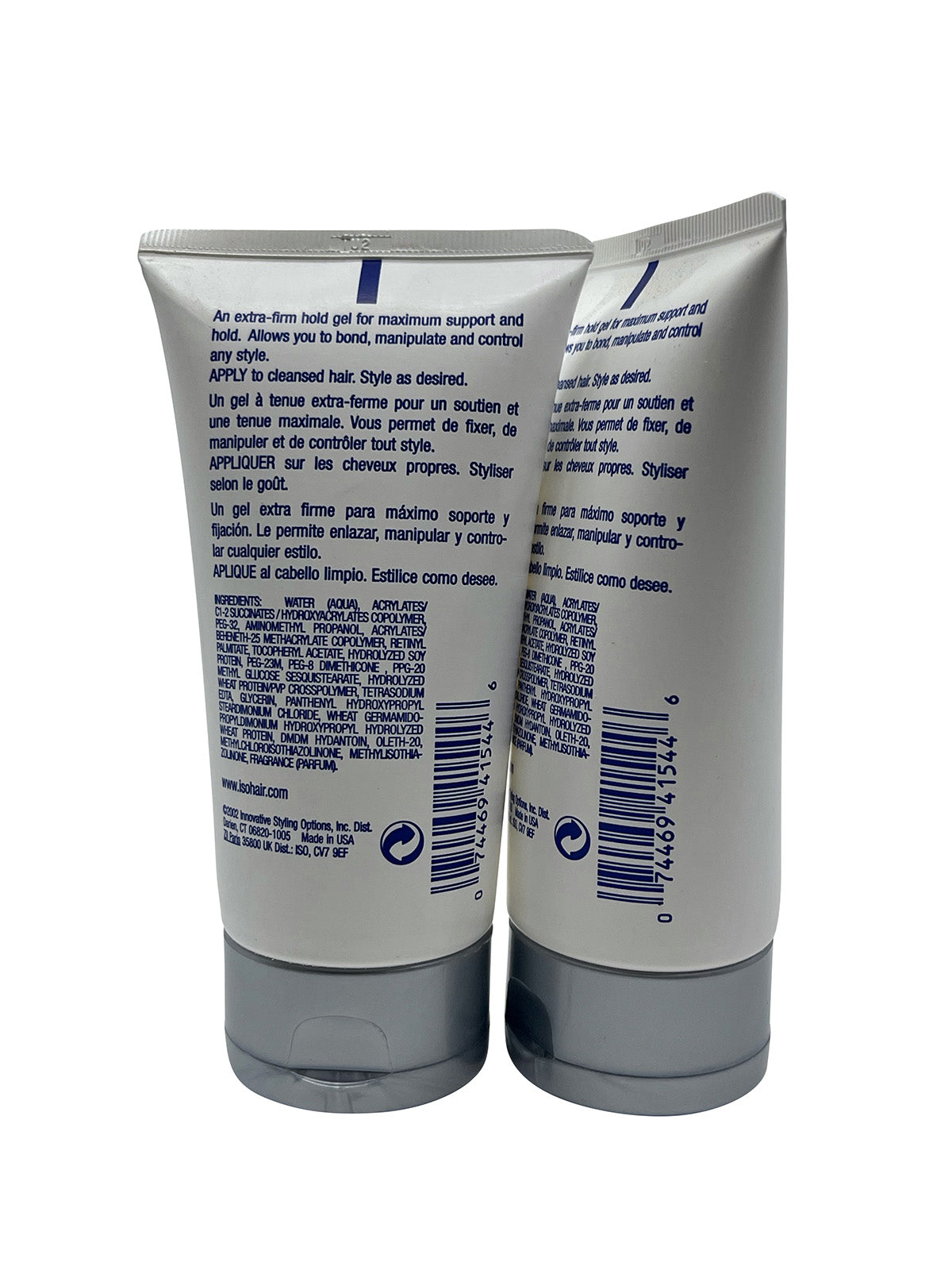 ISO Maximize Control Extra Firm Gel 5.1 OZ Set of 2