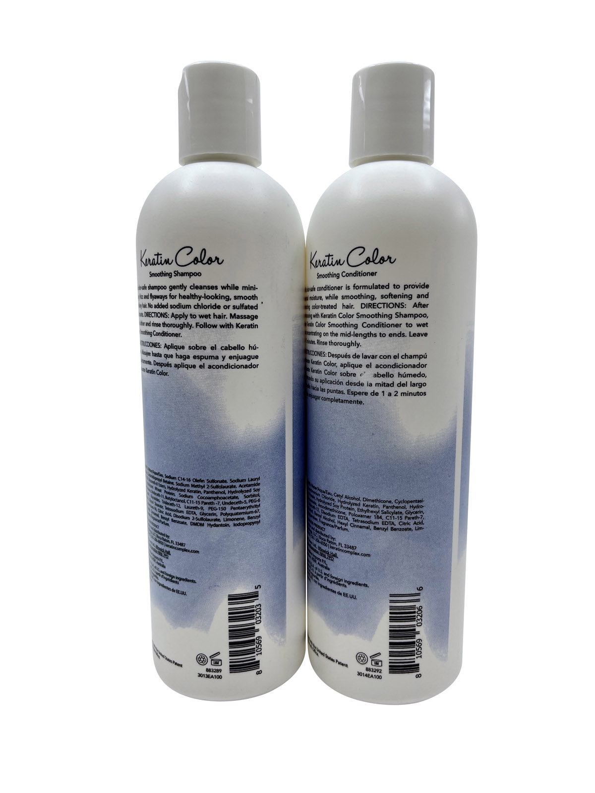 Keratin Perfect Keratin Care Smoothing Shampoo & Conditioner Color Hair 12 OZ Ea