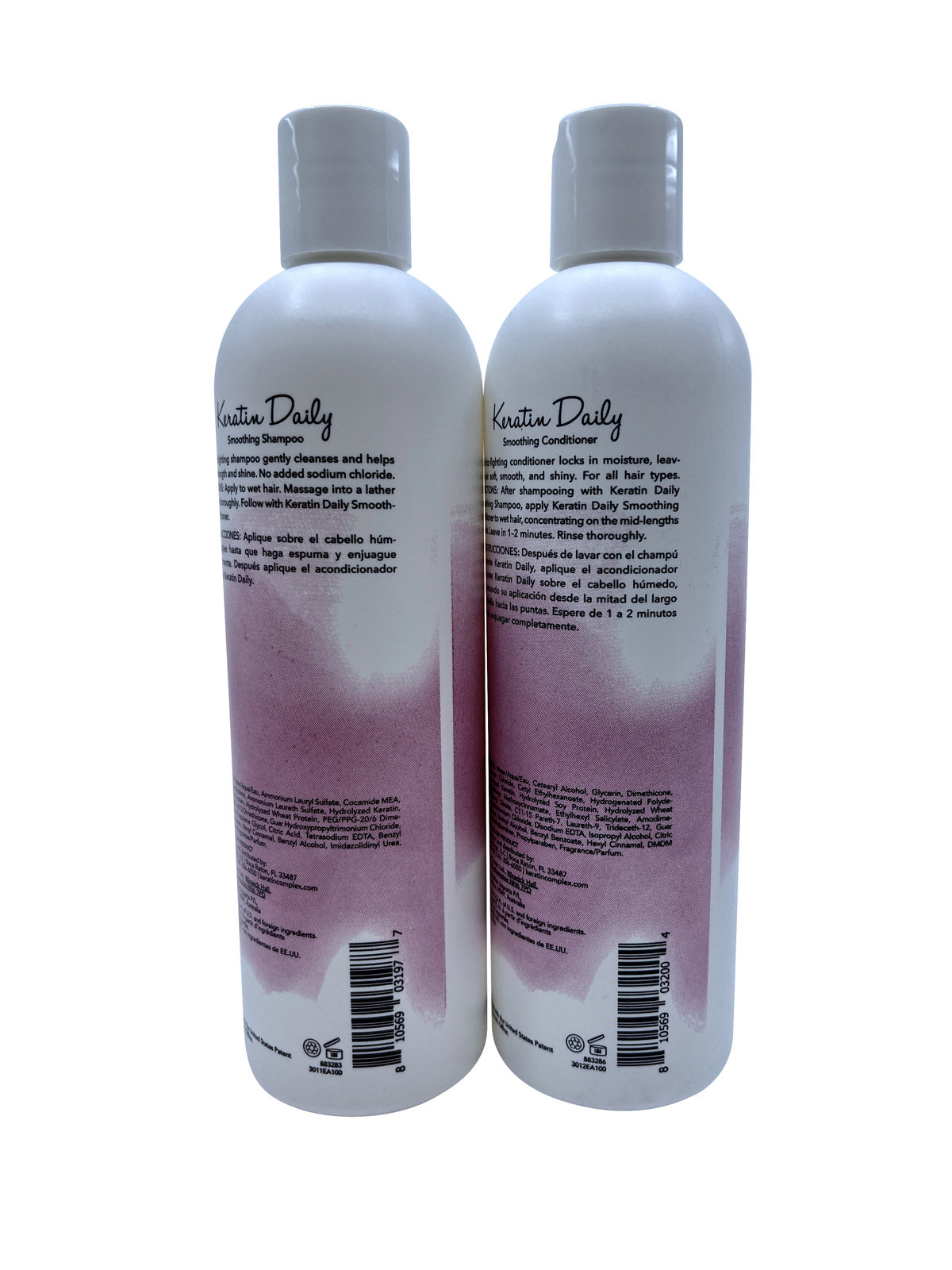 Keratin Perfect Keratin Daily Smoothing Shampoo & Conditioner All Types 12 OZ