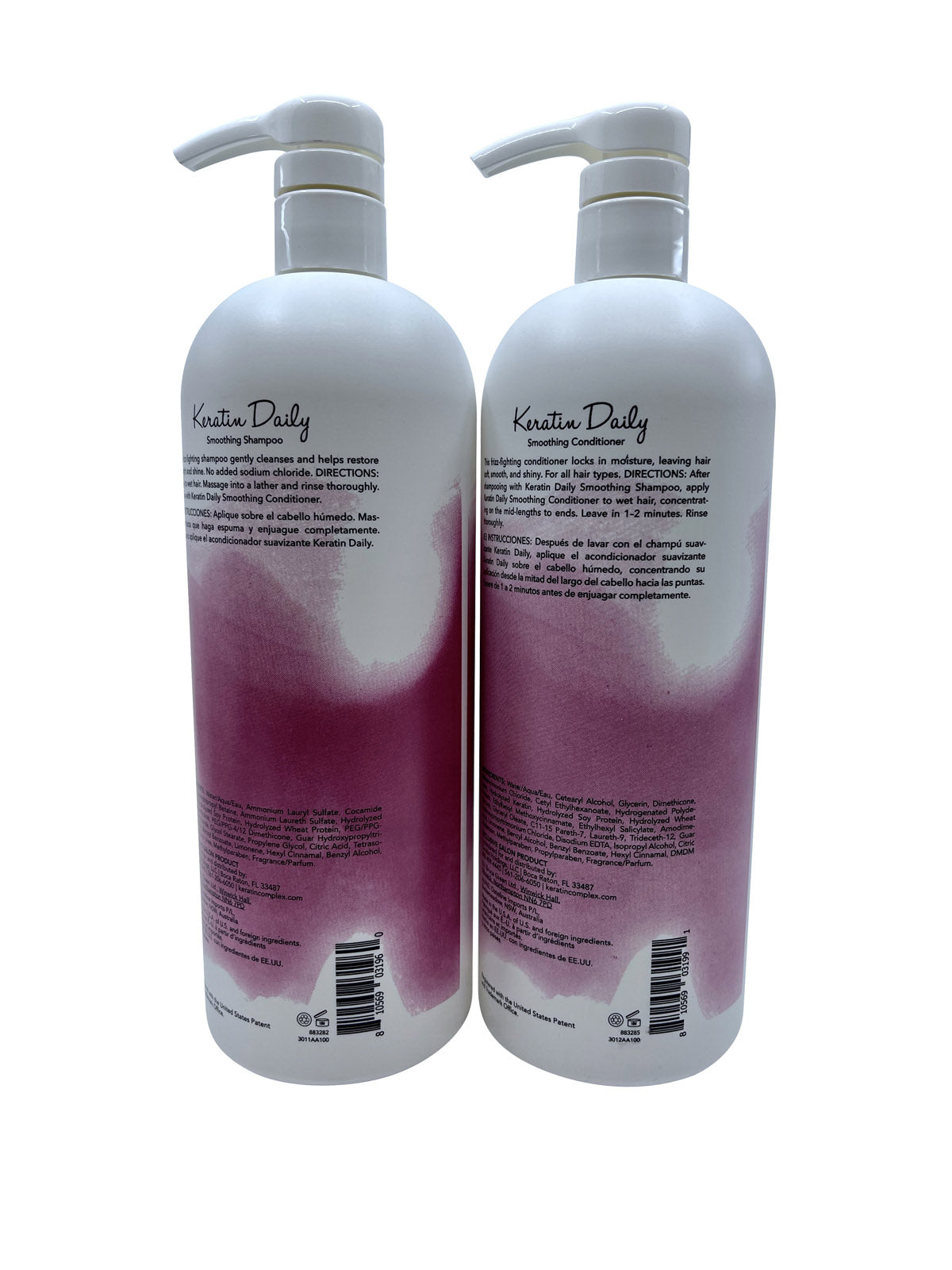 Keratin Perfect Keratin Daily Smoothing Shampoo & Conditioner All Types 32 OZ