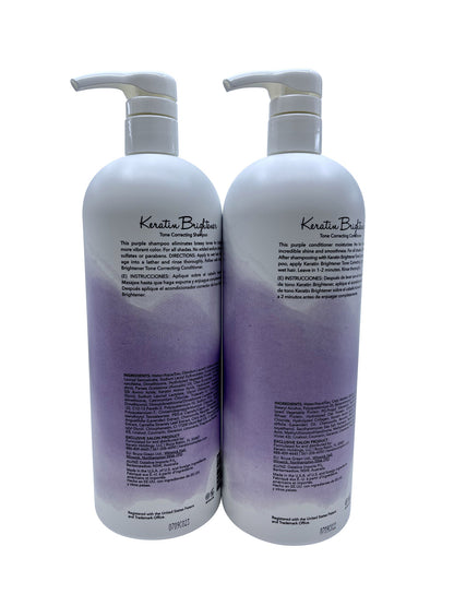 Keratin Perfect Keratin Brightener Tone Correcting Shampoo & Conditioner 32 OZ