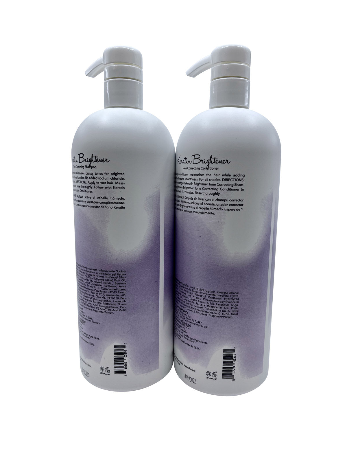 Keratin Perfect Keratin Brightener Tone Correcting Shampoo & Conditioner 32 OZ