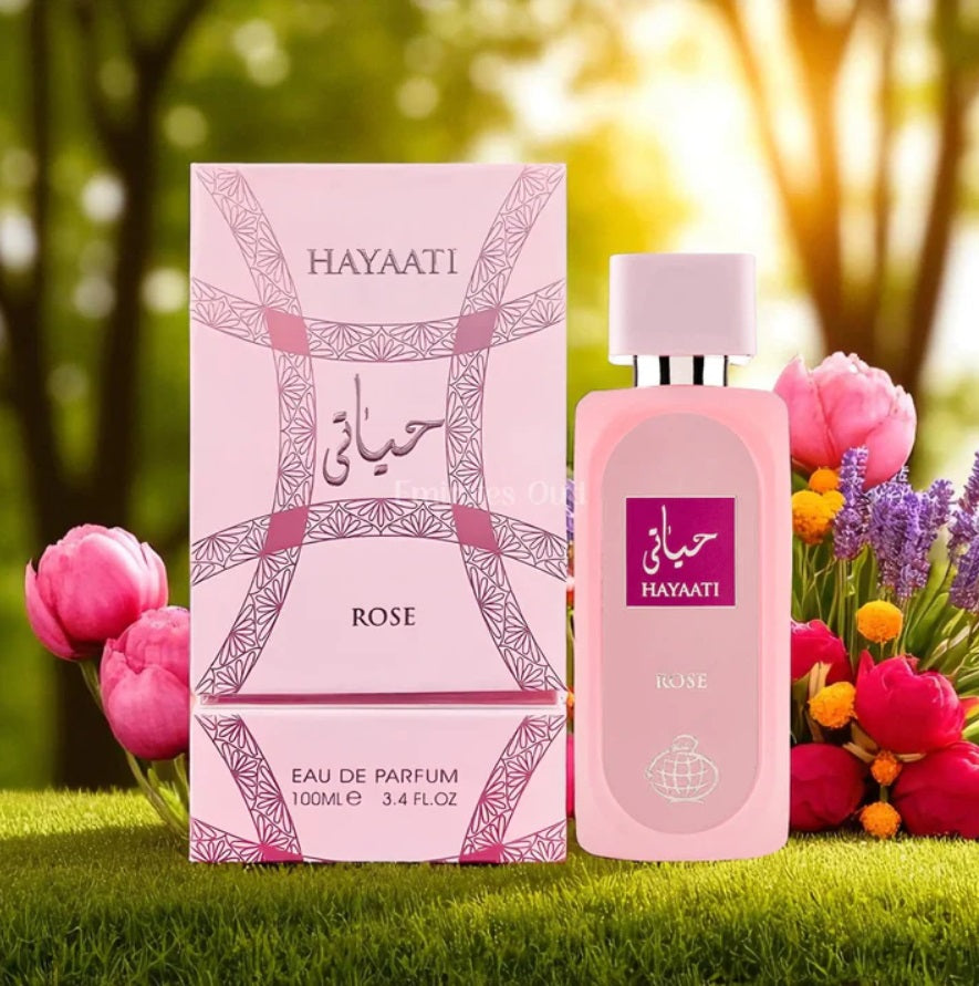 Hayaati Rose by Fragrance World – EDP 3.4 fl oz / 100 ml