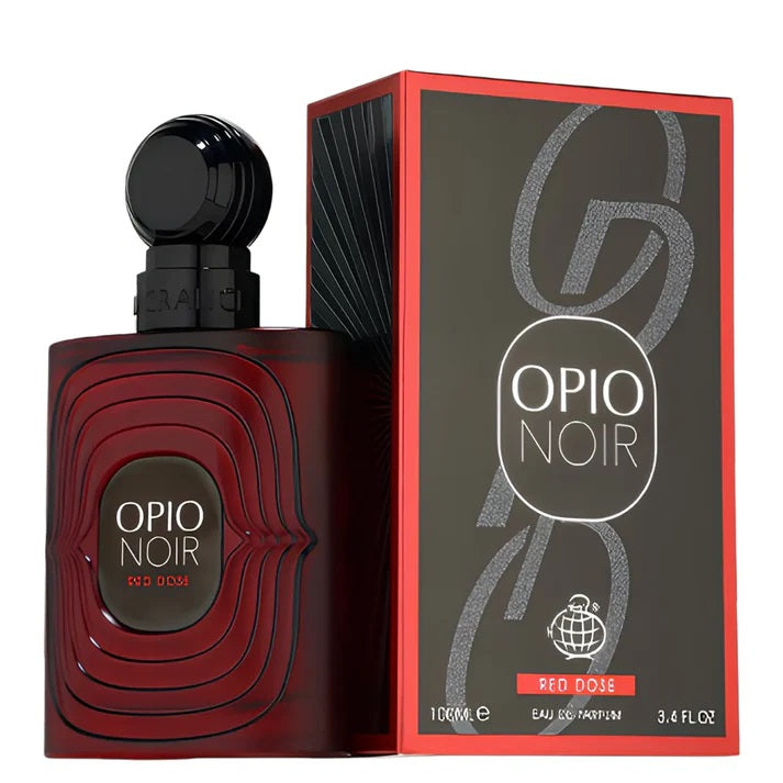 Opio Noir Red Dose by Fragrance World – EDP 3.4 fl oz / 100 ml