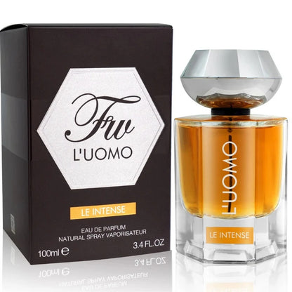Fw L'uomo le Intense by Fragrance World – EDP 3.4 fl oz / 100 ml