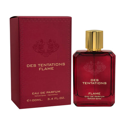 Des Tentations Flame by Fragrance World – EDP 3.4 fl oz / 100 ml