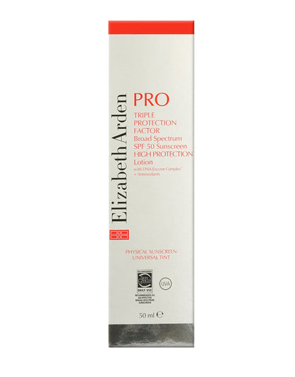 Elizabeth Arden Pro Triple Protection Factor SPF 50 Lotion 1.7 OZ