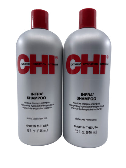 CHI Infra Moisture Therapy Shampoo 32 OZ Set of 2