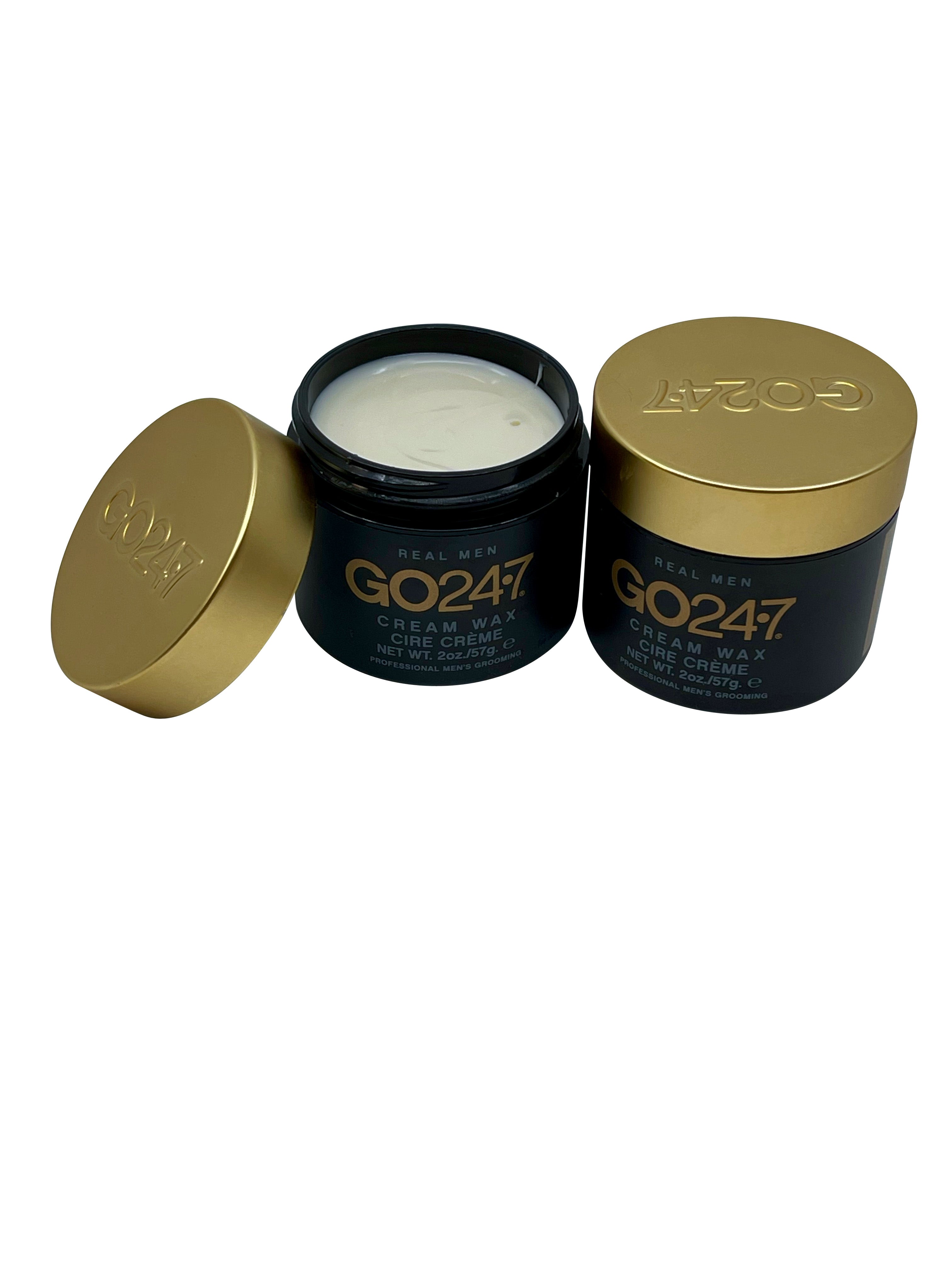 GO247 Real Men Cream Wax 2 OZ Set of 2