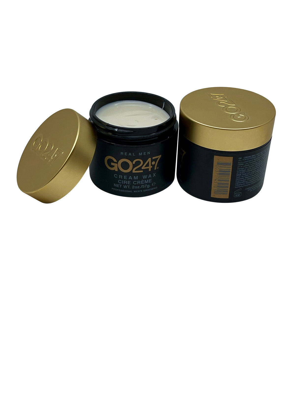 GO247 Real Men Cream Wax 2 OZ Set of 2