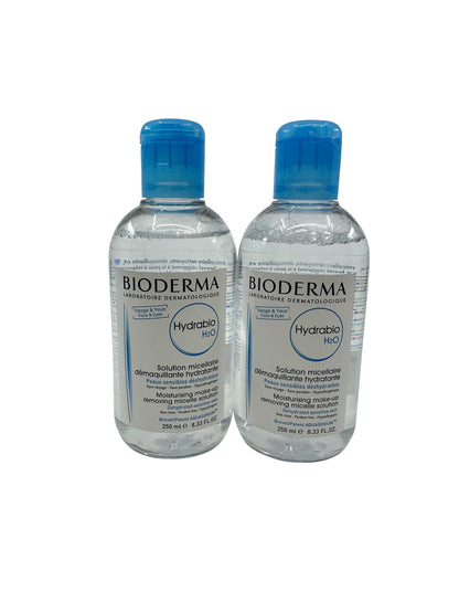 Bioderma Hydrabio H2O Moisturizing Micellar Water 8.33 OZ Pack of 2