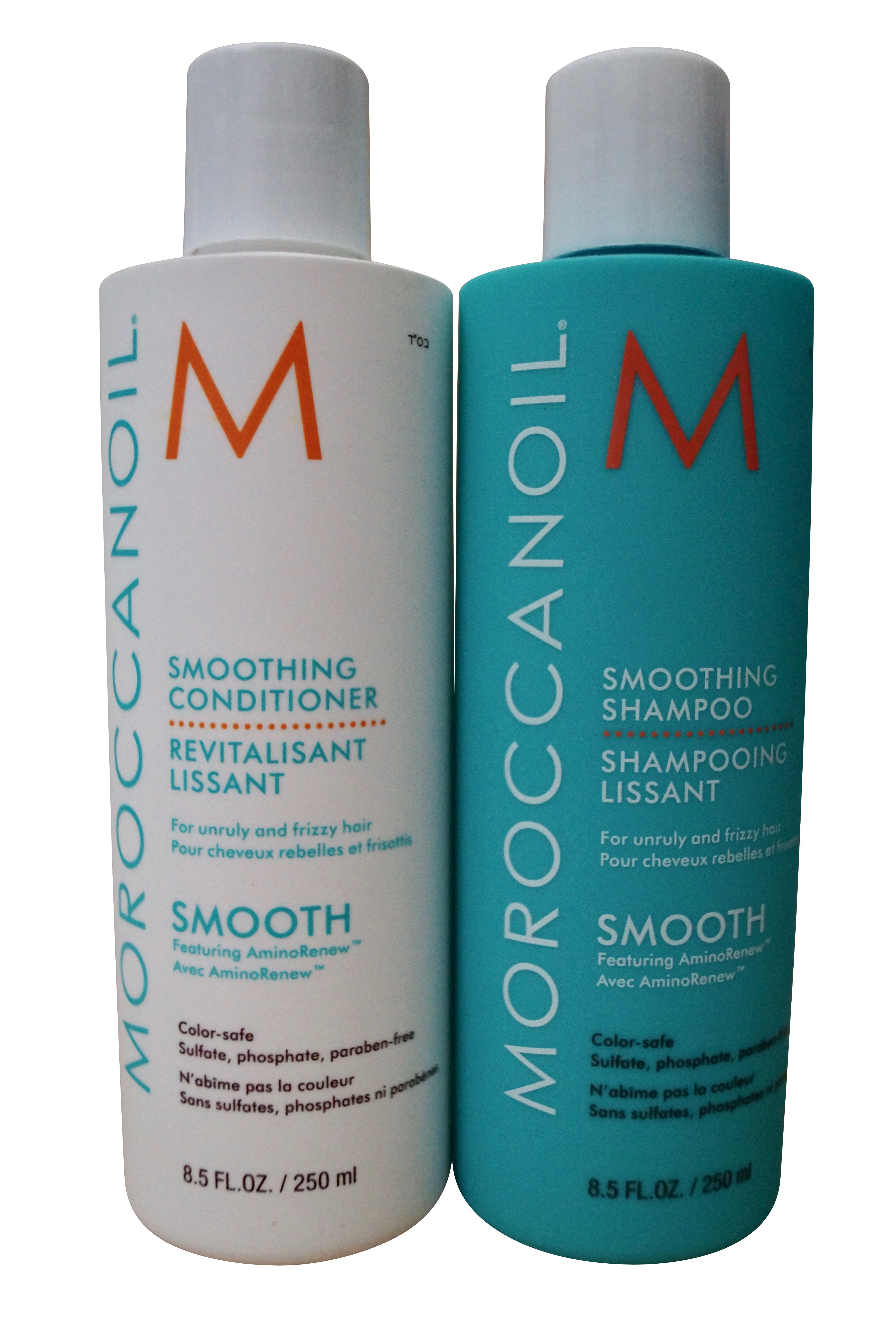 Moroccanoil Smoothing Shampoo & Conditioner Set Unruly & Frizzy Hair 8.5 OZ