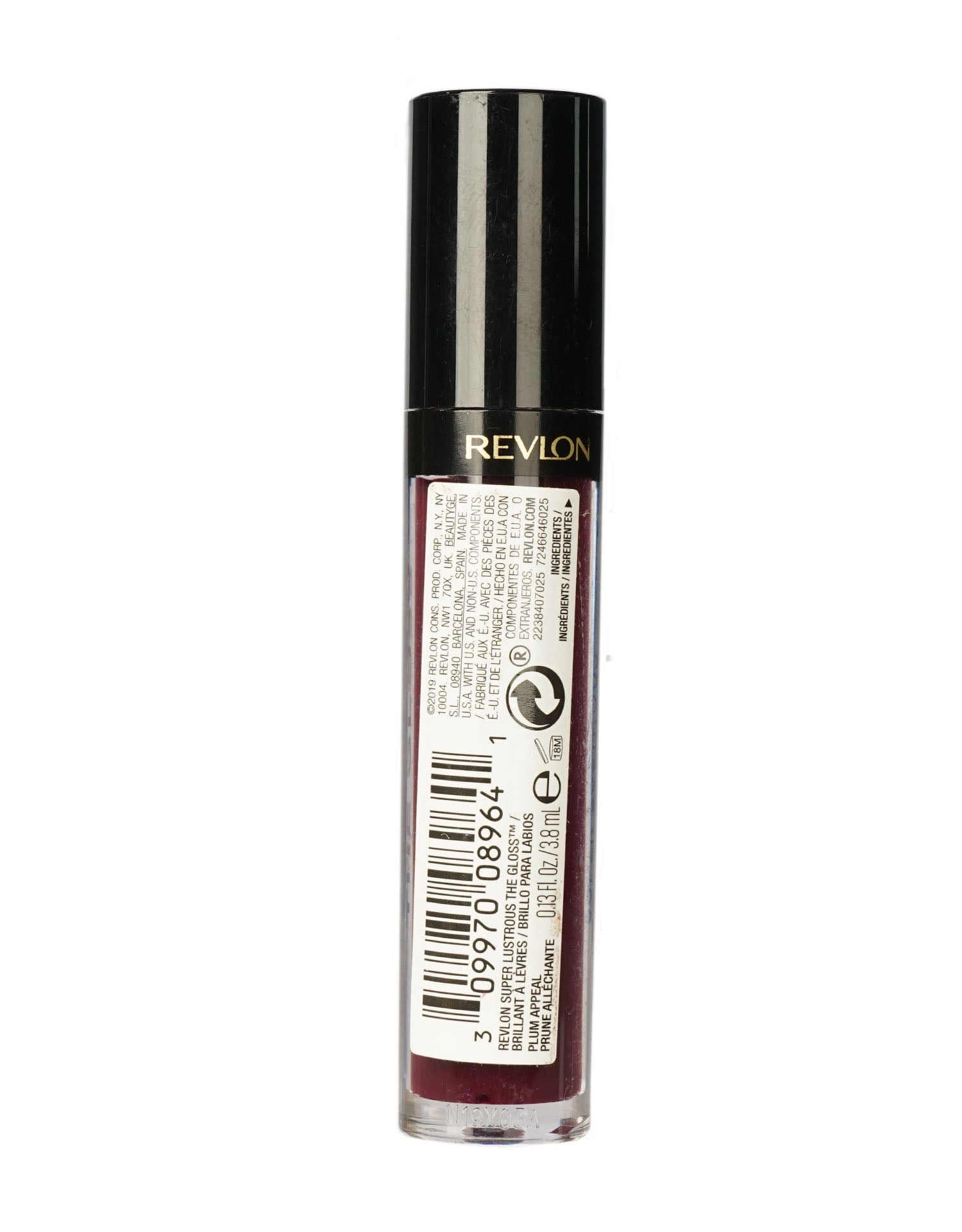 Revlon Super Lustrous The Gloss Lip Gloss 308 Plum Appeal 0.13 OZ