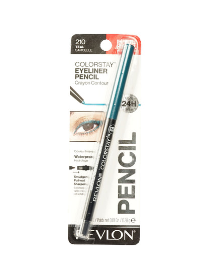 Revlon ColorStay Pencil Waterproof Eyeliner 210 Teal 0.01 OZ