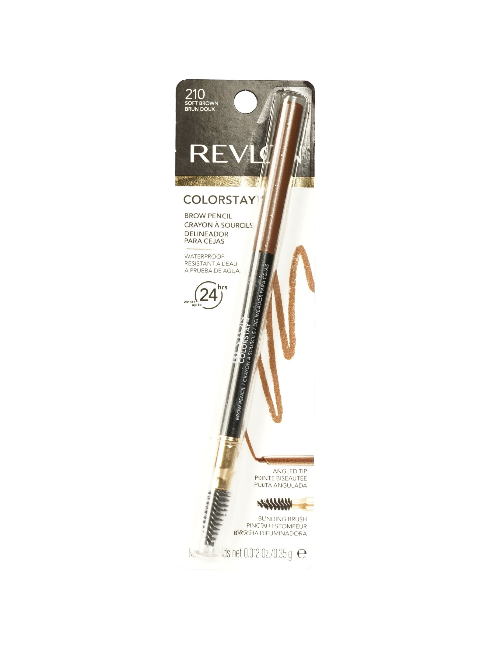 Revlon ColorStay Brow Pencil 210 Soft Brown 0.021 OZ