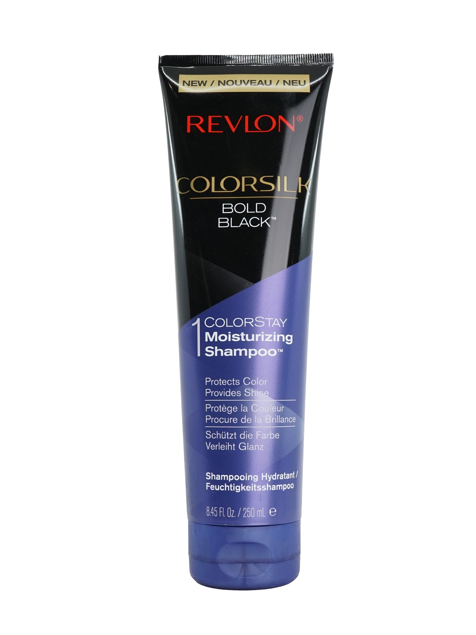 Revlon ColorSilk Bold Black Colorstay Moisturizing Shampoo 8.45 OZ