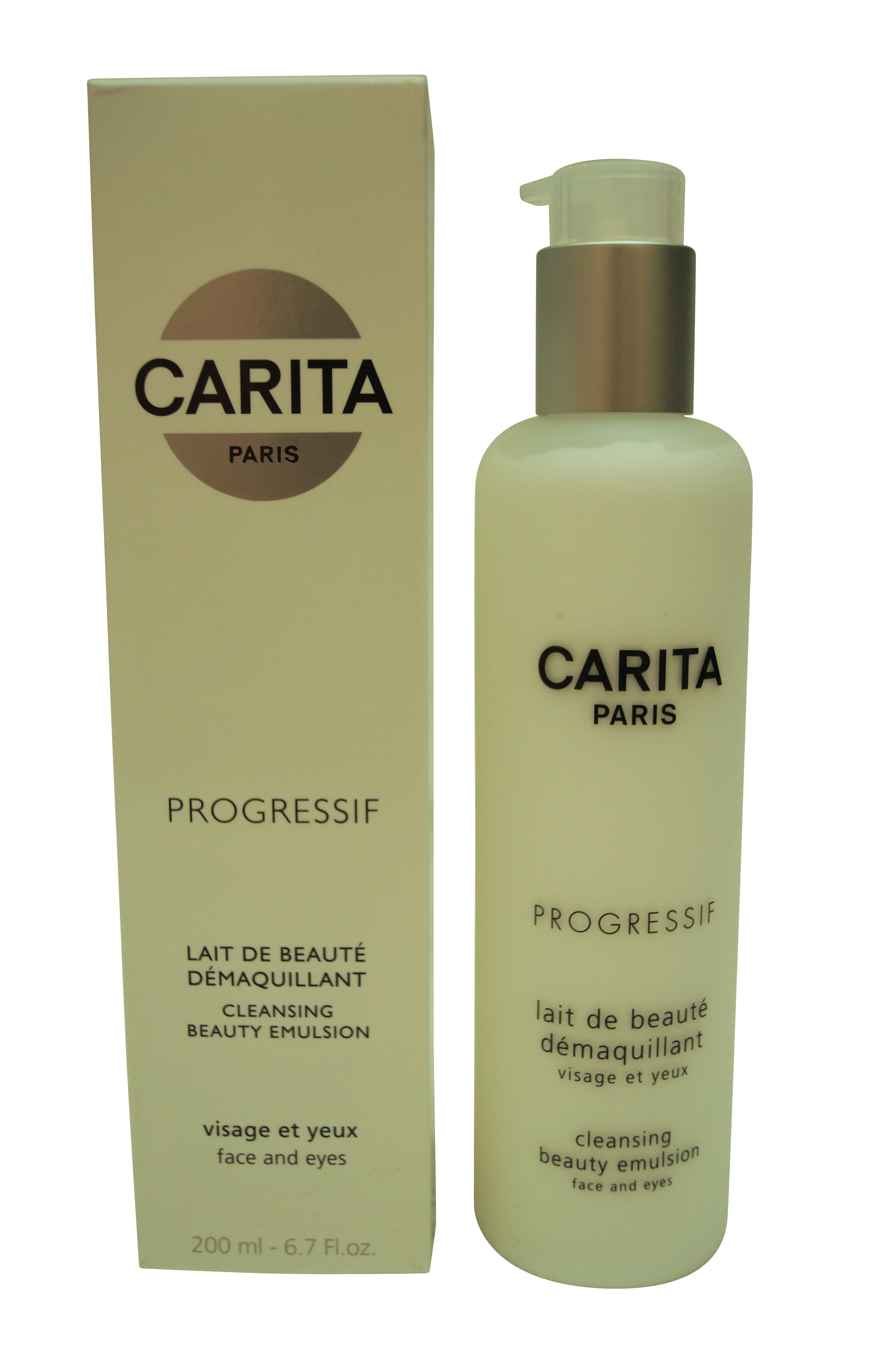 Carita Paris Progressif Cleansing Beauty Emulsion for Face and Eyes 6.7 oz