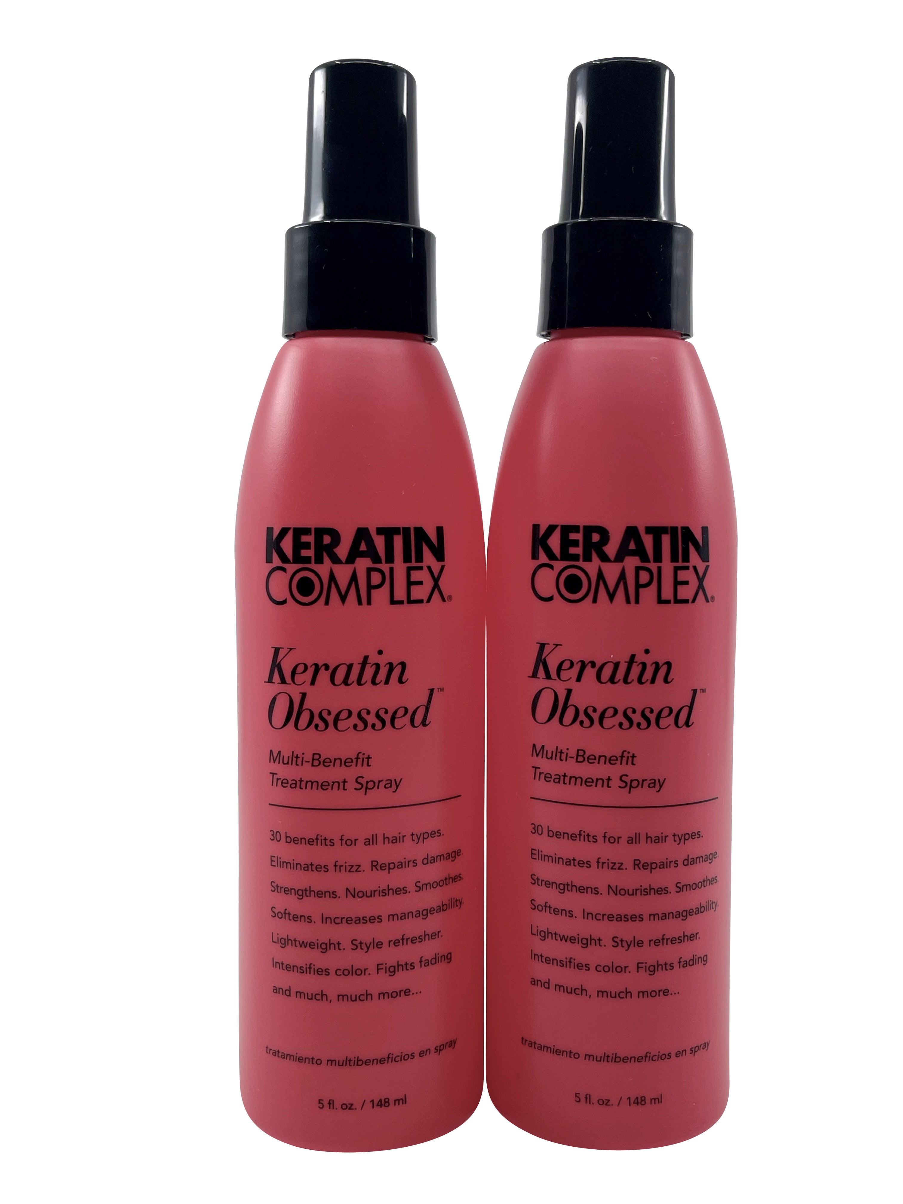 Keratin Complex Keratin Obsessed Multi Benefit Treatment Spray 5 OZ Pack of 2