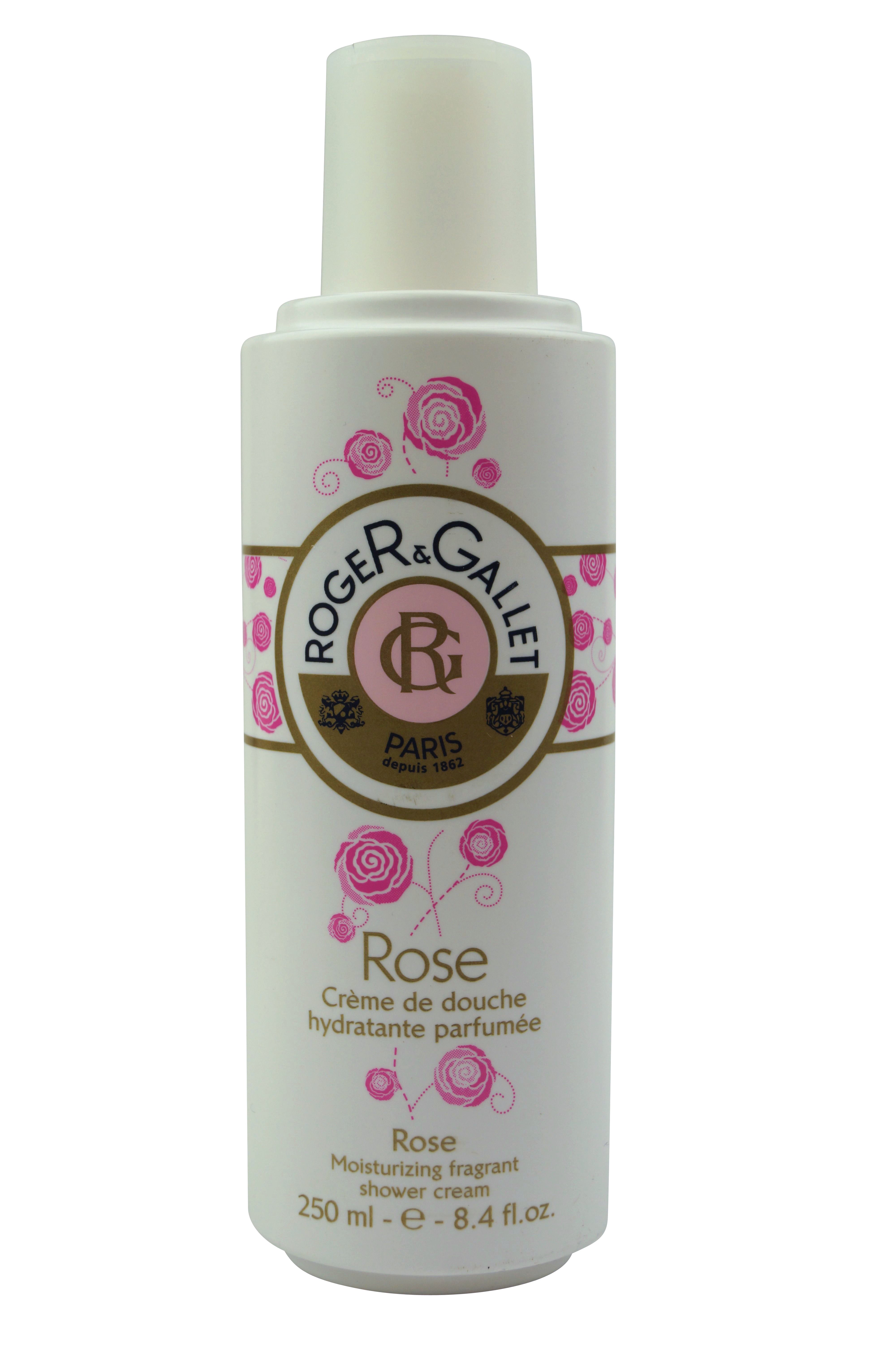 Roger & Gallet Rose Moisturizing Fragrant Shower Cream 250ml 8.4oz