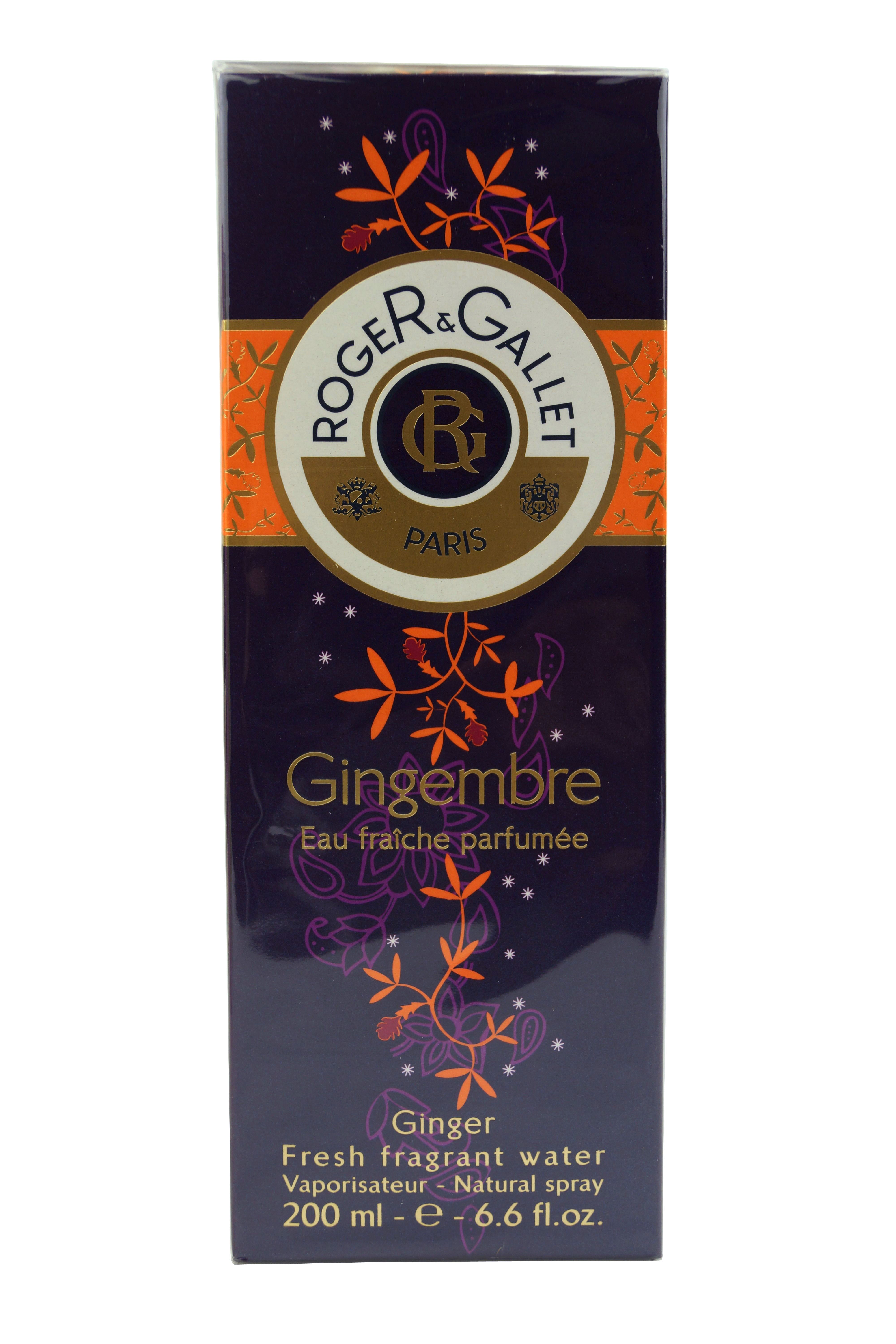 Roger & Gallet Gingembre (Ginger) Fresh Fragrant Water Spray 200ml 6.6oz