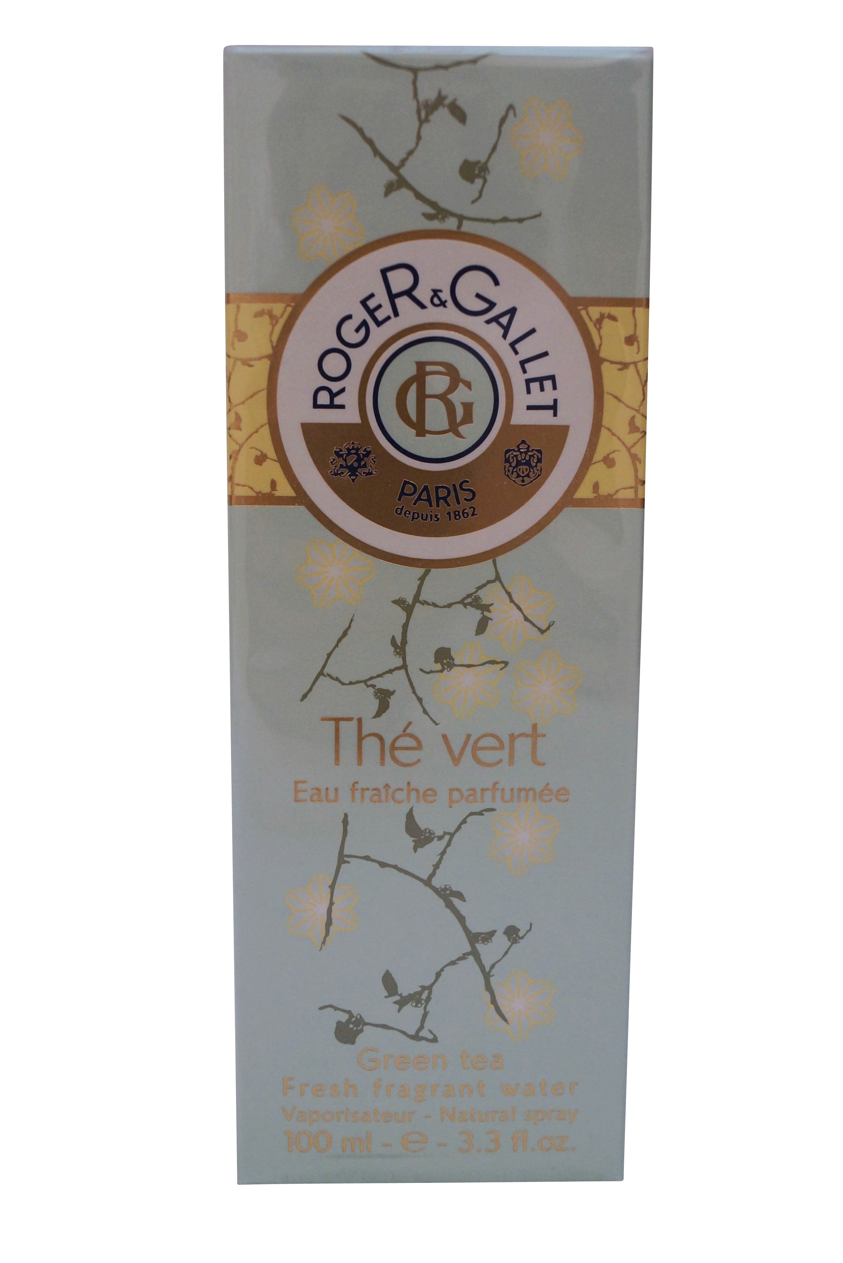 Roger & Gallet Green Tea The Vert Fresh Fragrant Water Spray 3.3 oz