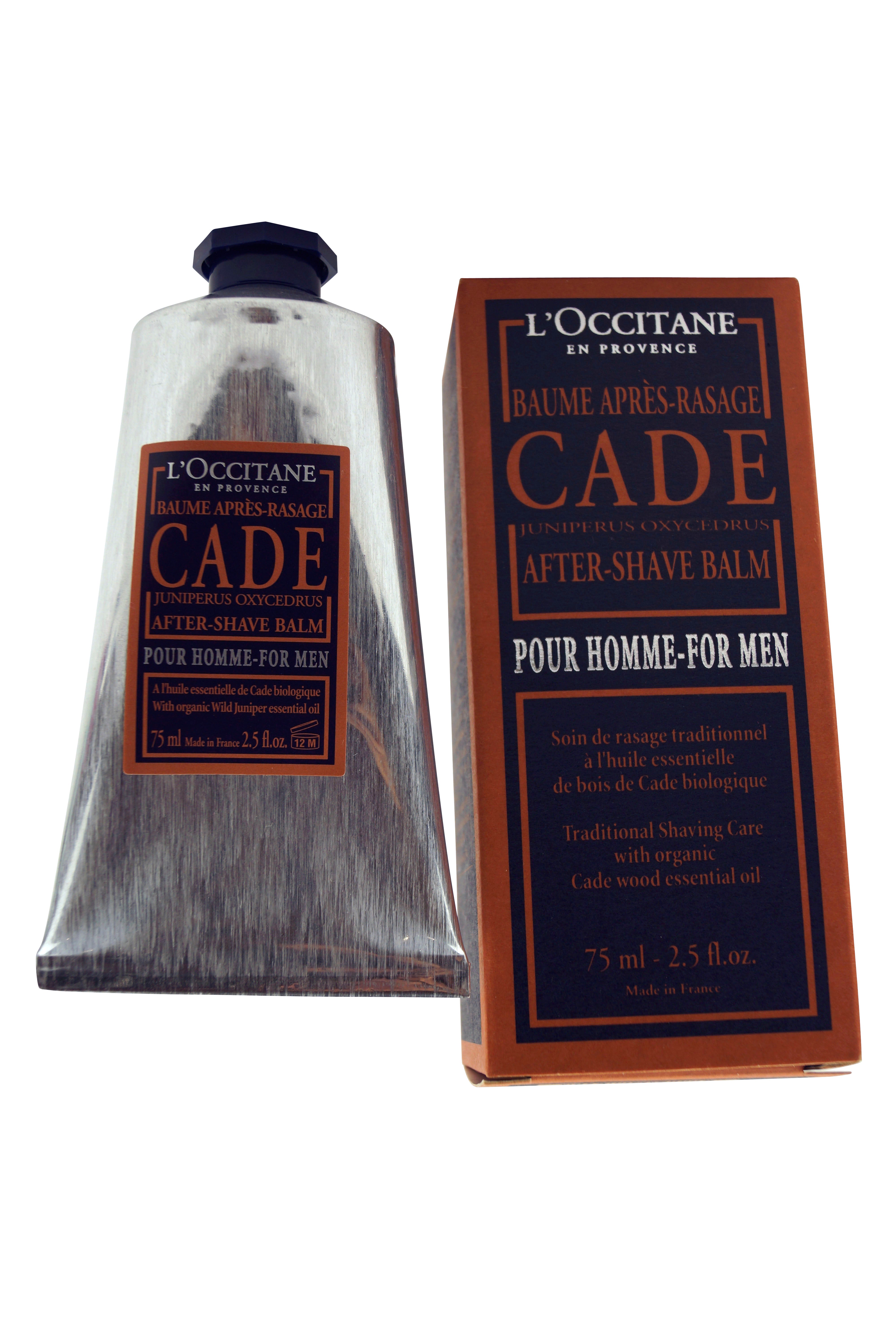 L'Occitane Baume Apres Rasage Cade After Shave Balm for Men 2.5 oz