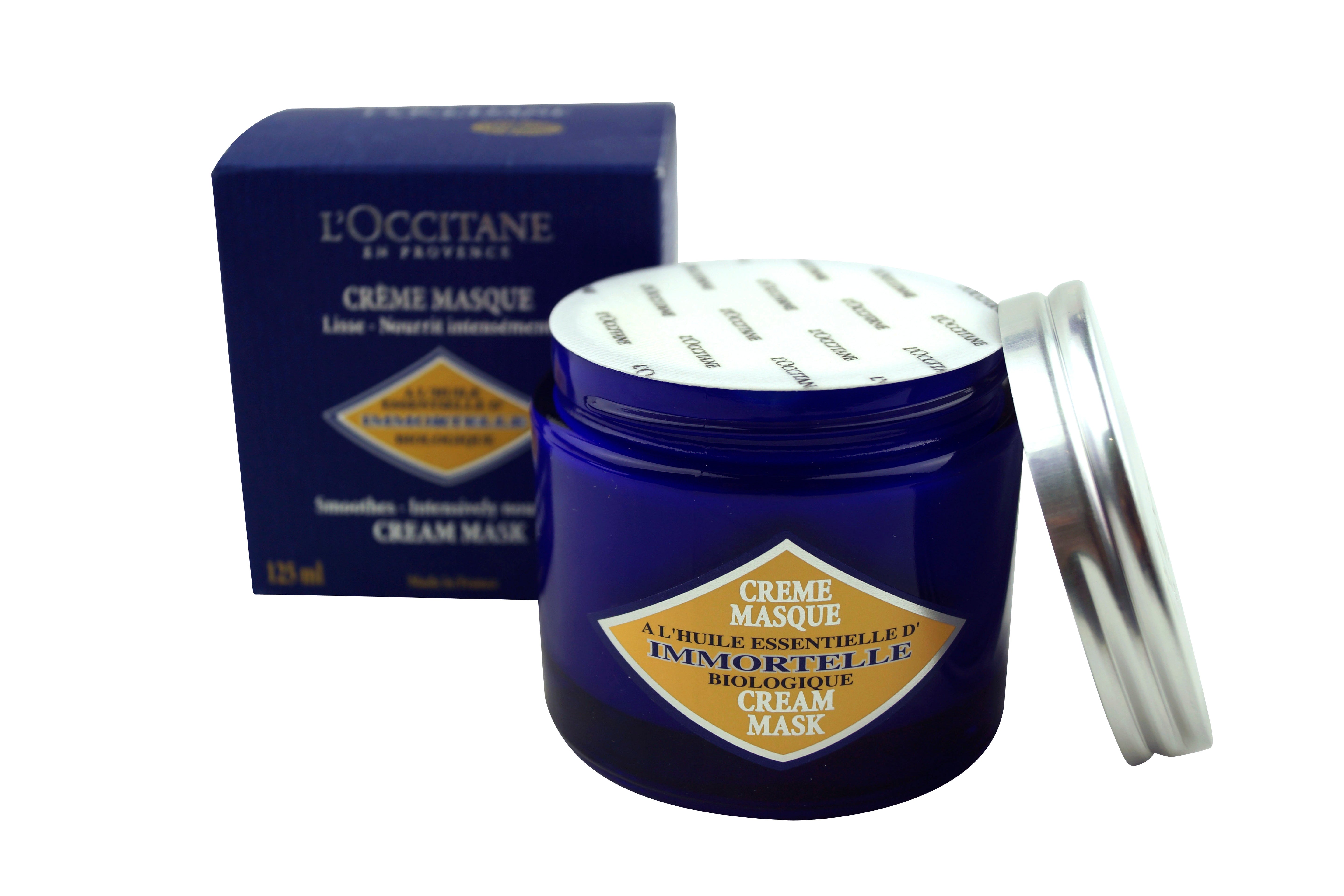 L'Occitane Creme Masque Immortelle Face Cream Mask 4.4 oz Jar