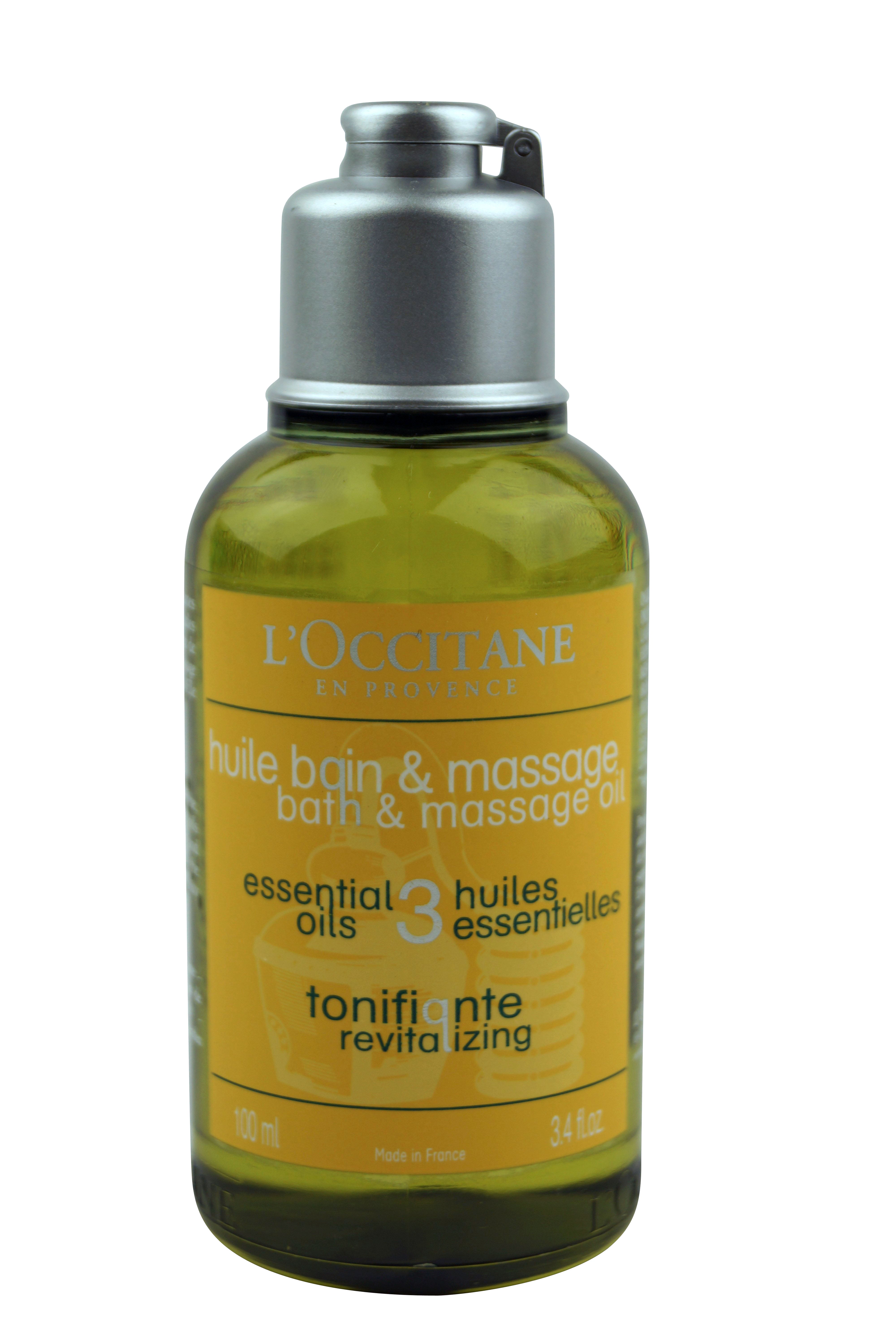 L'Occitane Revitalizing Bath & Massage Oil 100ml 3.4oz