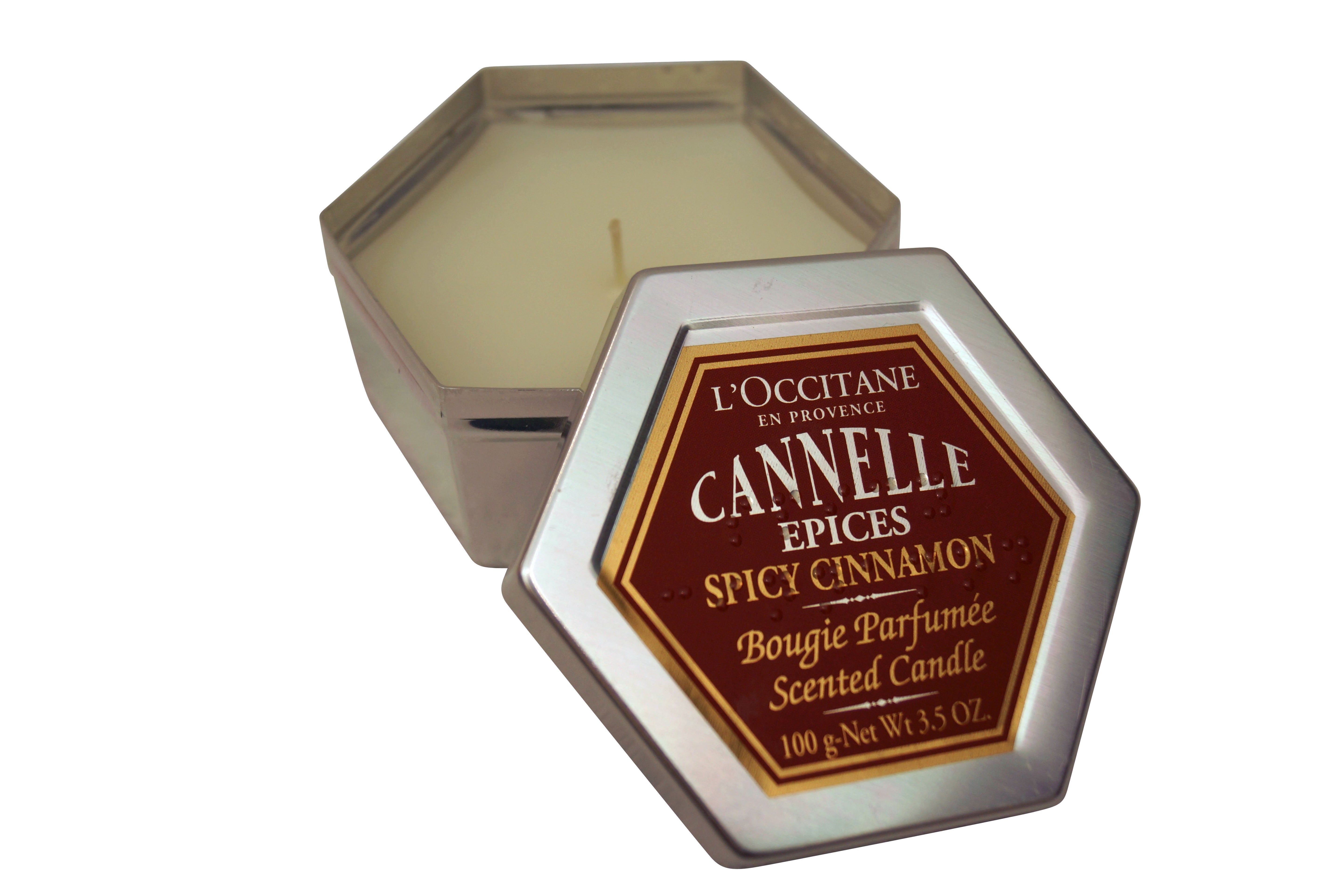 L'occitane Cannelle Epices Spicy Cinnamon Scented Candle 3.5 oz