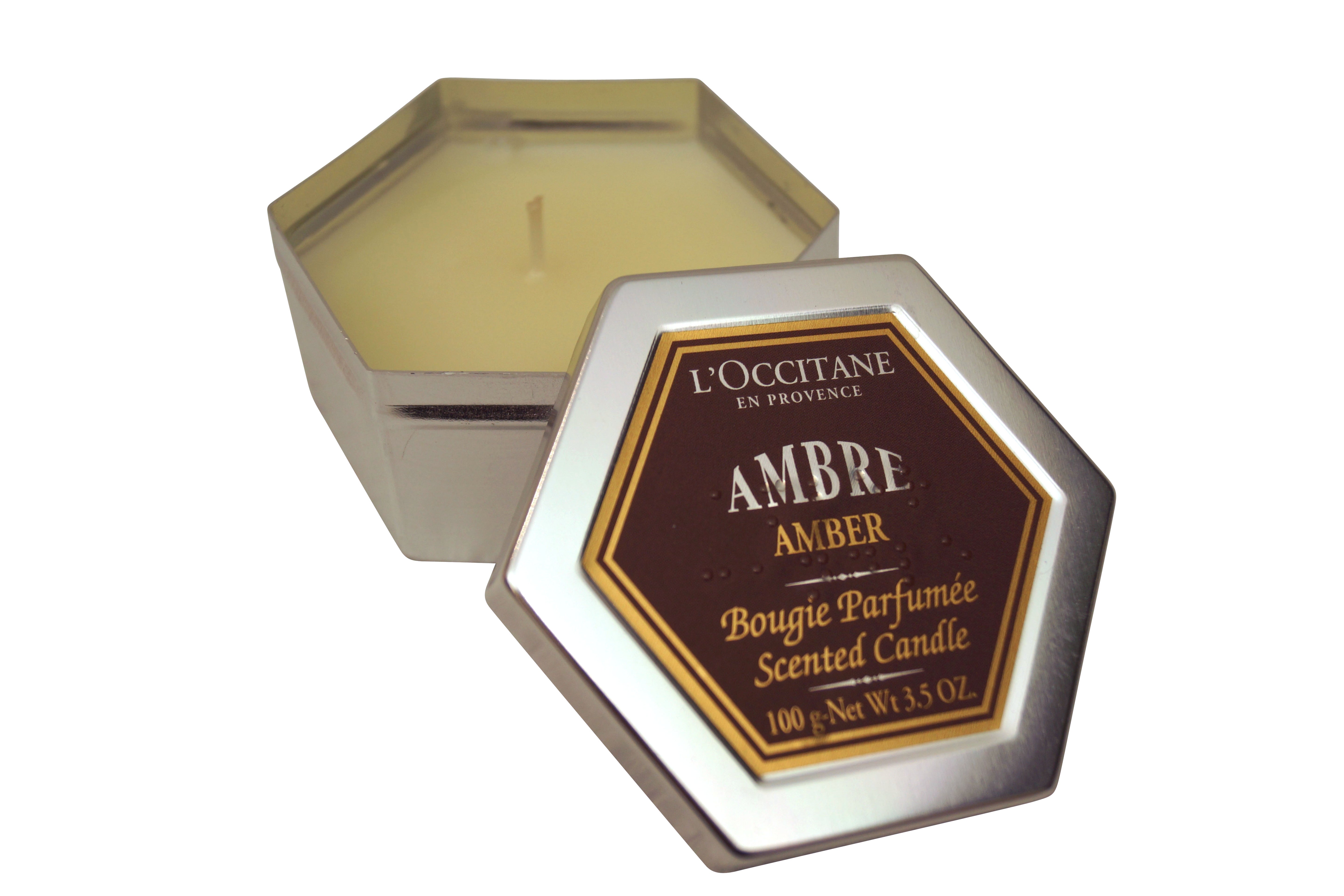 L'occitane Ambre Amber Scented Candle 3.5 oz