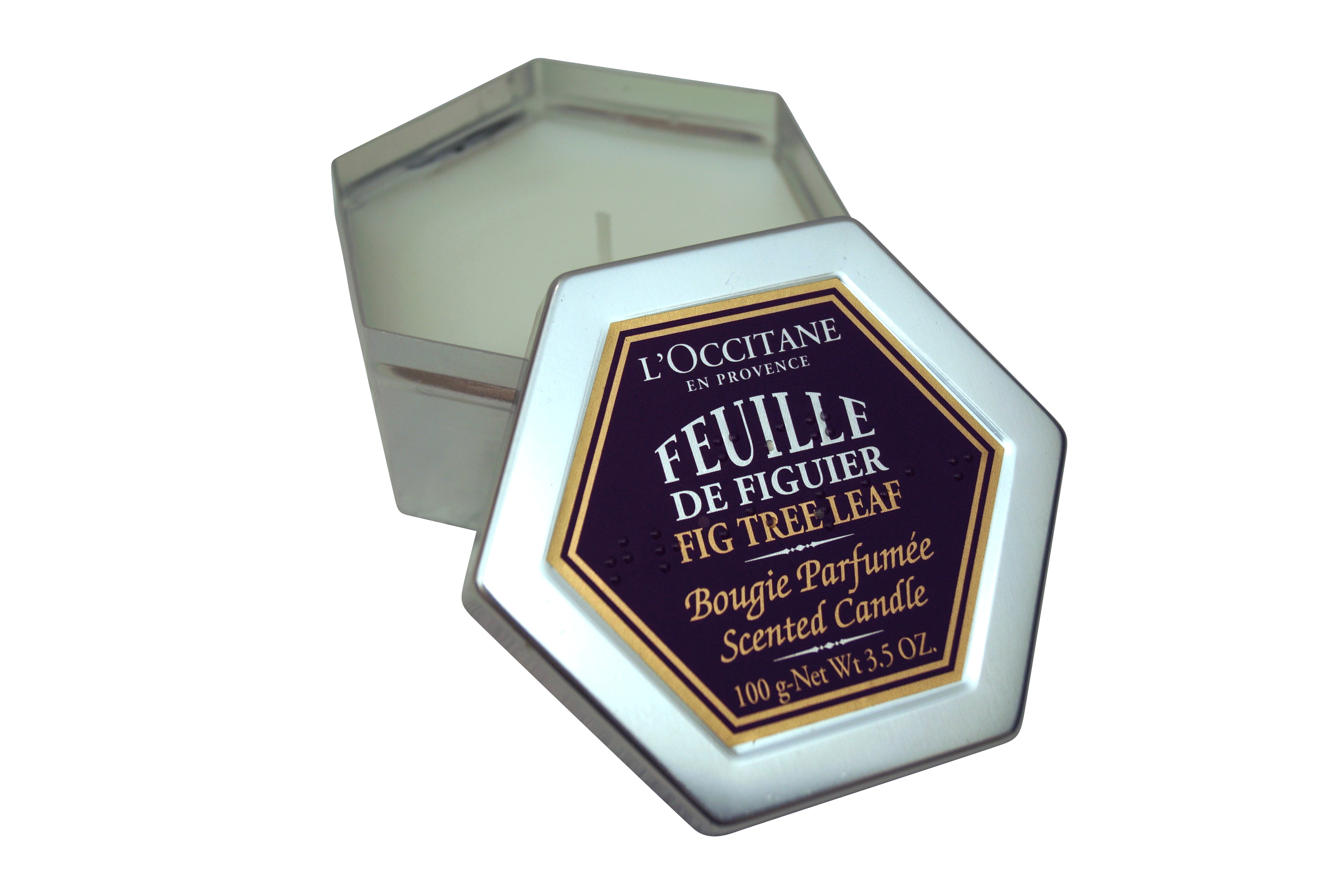 L'occitane Feuille de Figuier Fig Tree Leaf Scented Candle 3.5 oz