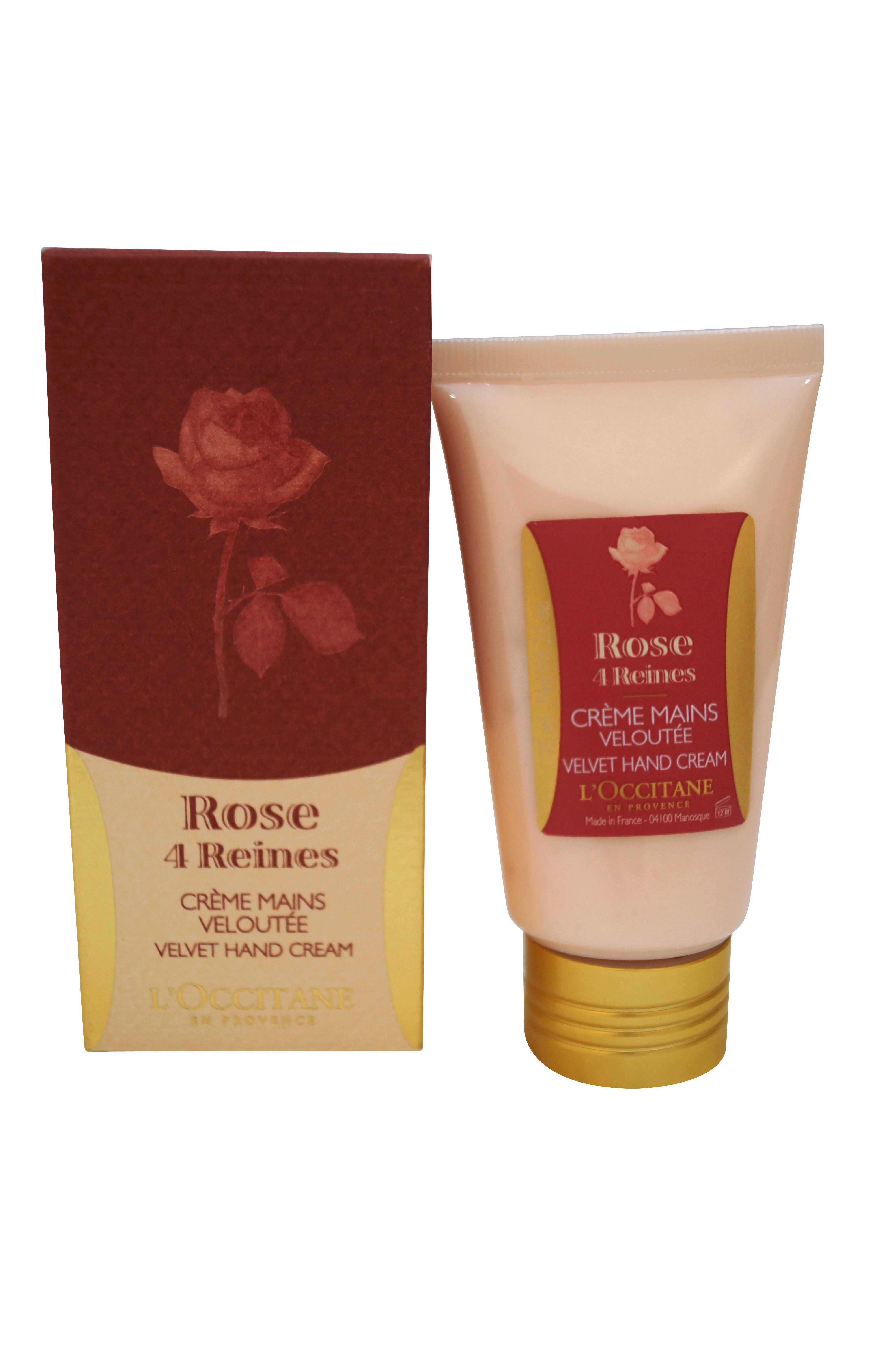 L'Occitane Rose 4 Reines Velvet Hand Cream 2.6 oz 75 ml