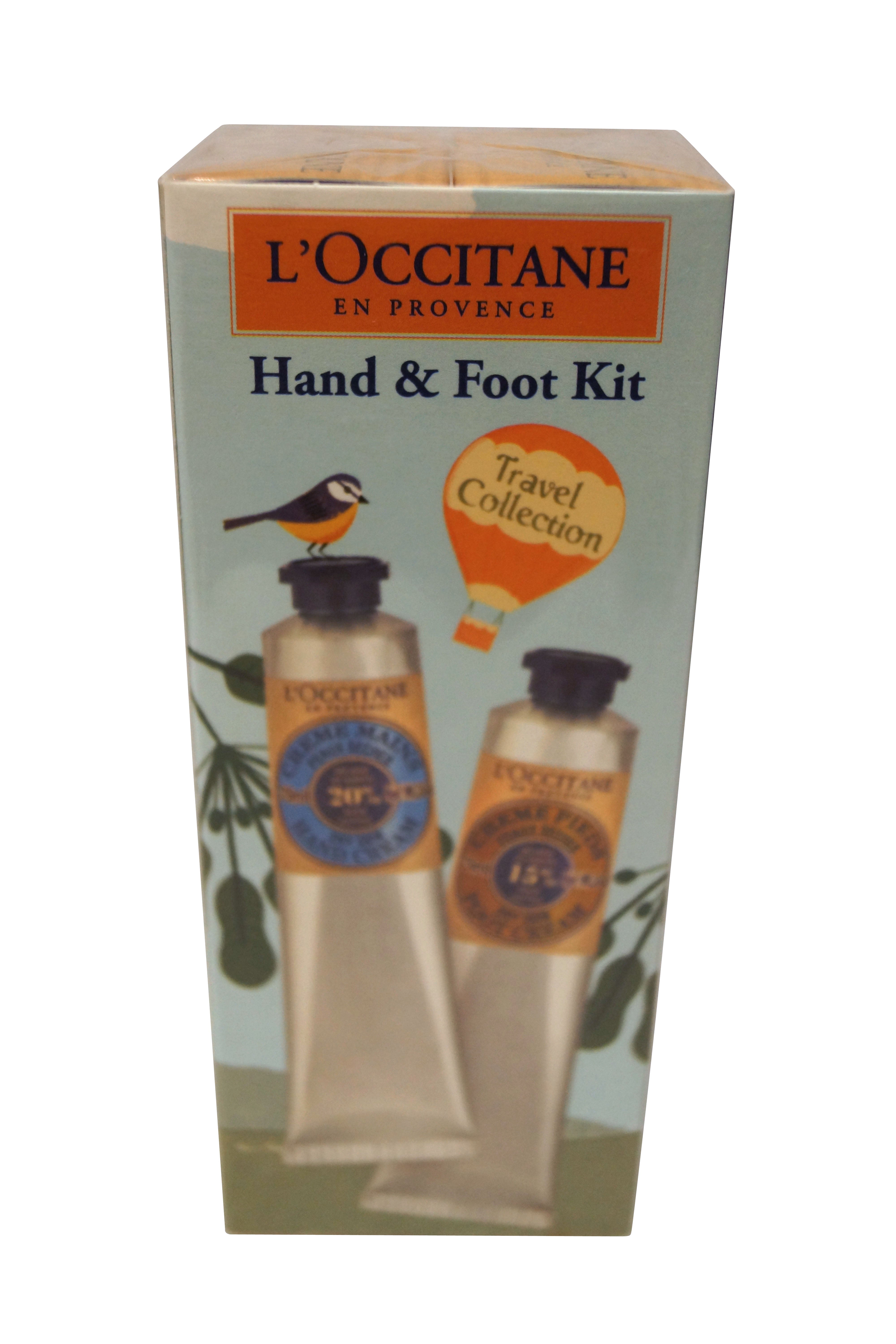 L'occitane Hand & Foot Cream Set each 2.6 oz