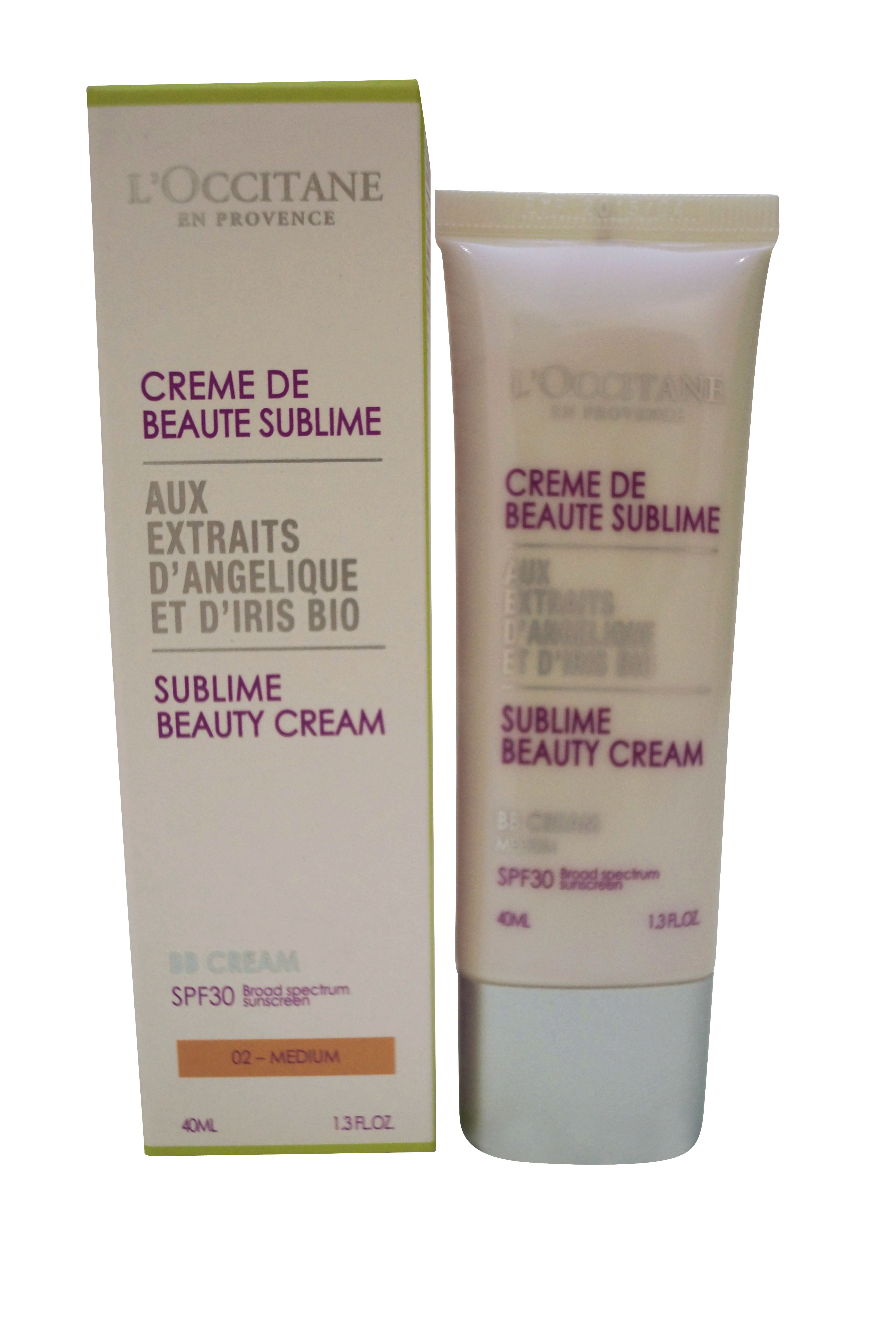 L'Occitane Sublime Beauty Cream BB Cream SPF 30 02-Medium 1.3 oz 40 ml