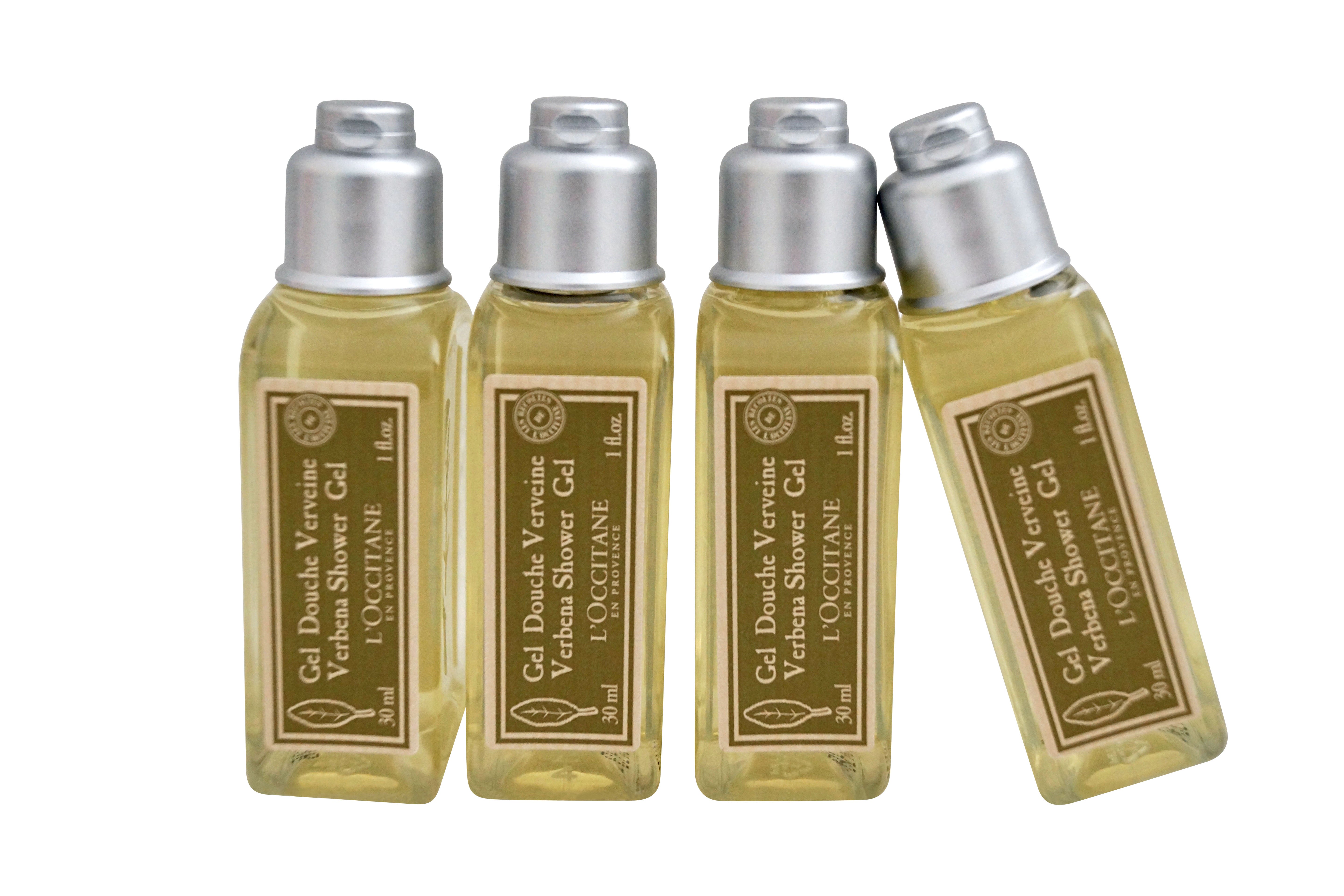 L'occitane Verbena Shower Gel 1 Oz set of 4